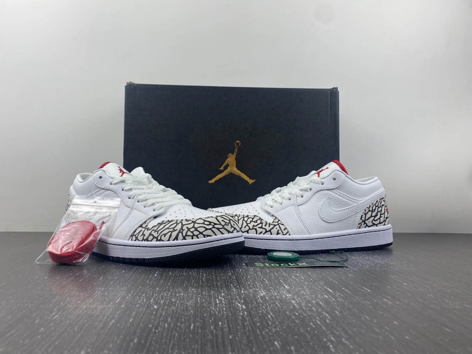 ComfortFit Air Jordan 1 Phat Low Cement Grey 338145-162 350571- 1448