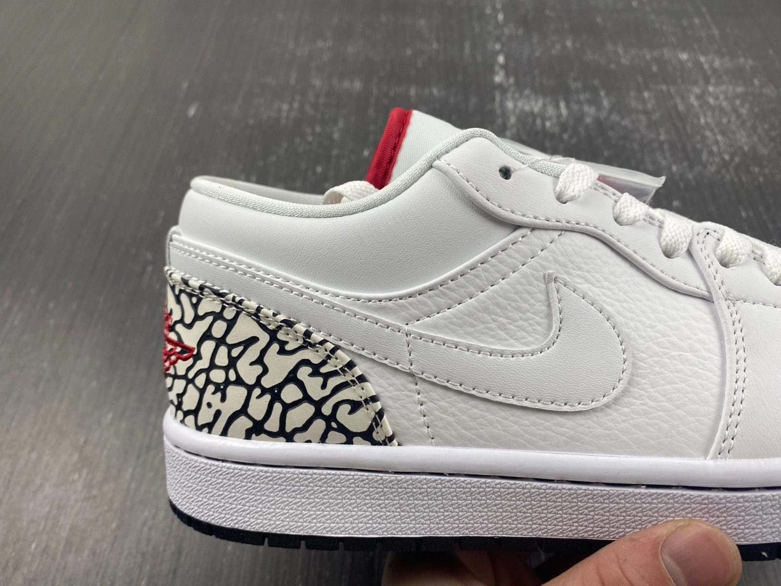 ComfortFit Air Jordan 1 Phat Low Cement Grey 338145-162 350571- 1448