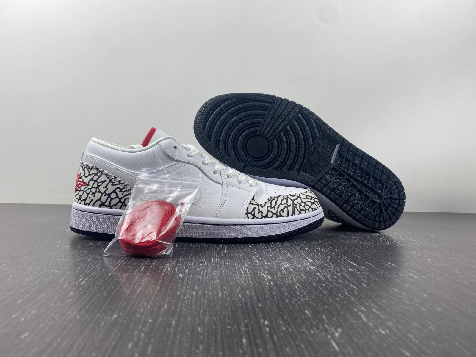ComfortFit Air Jordan 1 Phat Low Cement Grey 338145-162 350571- 1448