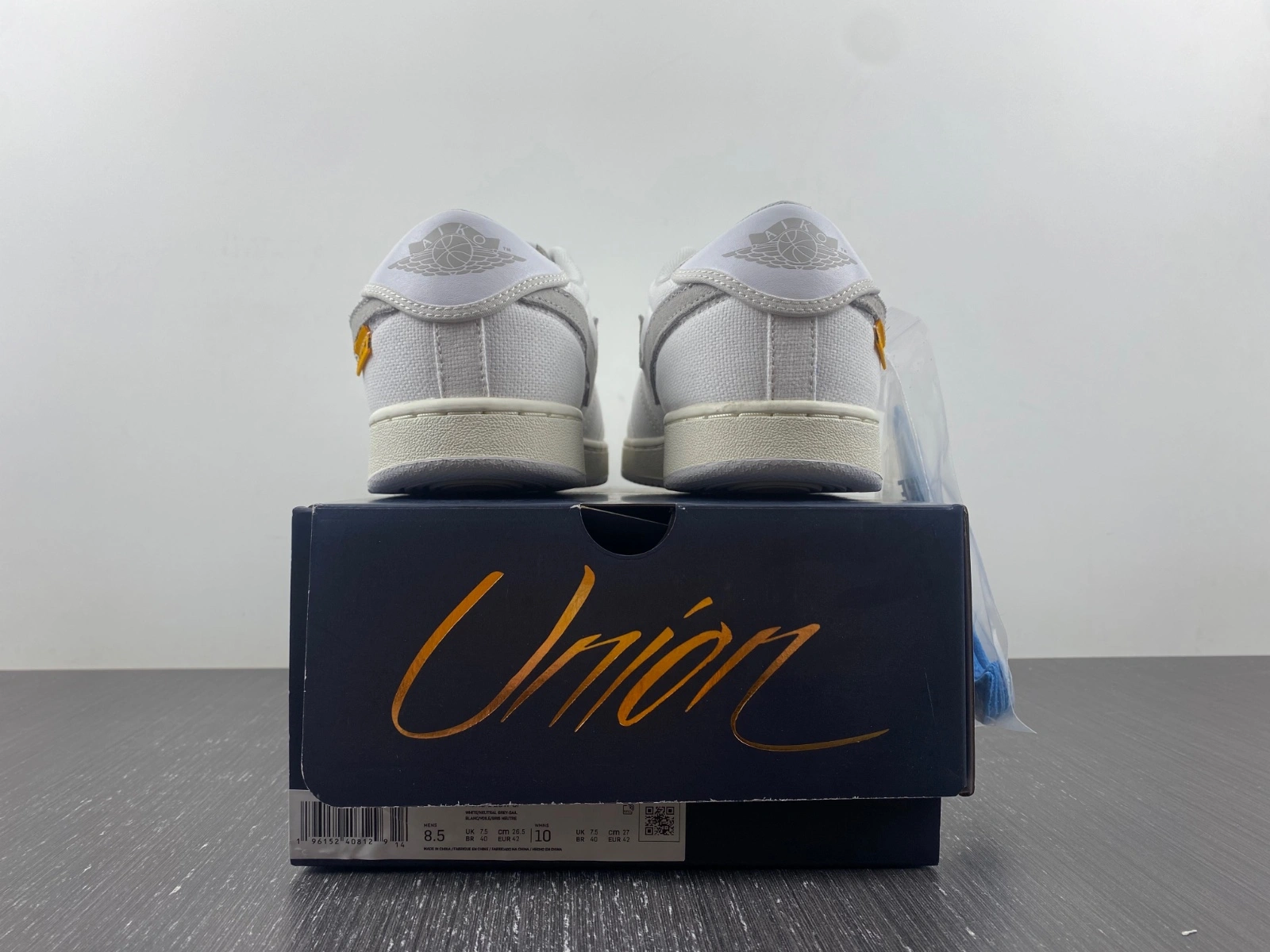 Air Jordan 1 Retro AJKO Low SP Union White Canvas DO8912- Youthful 1547