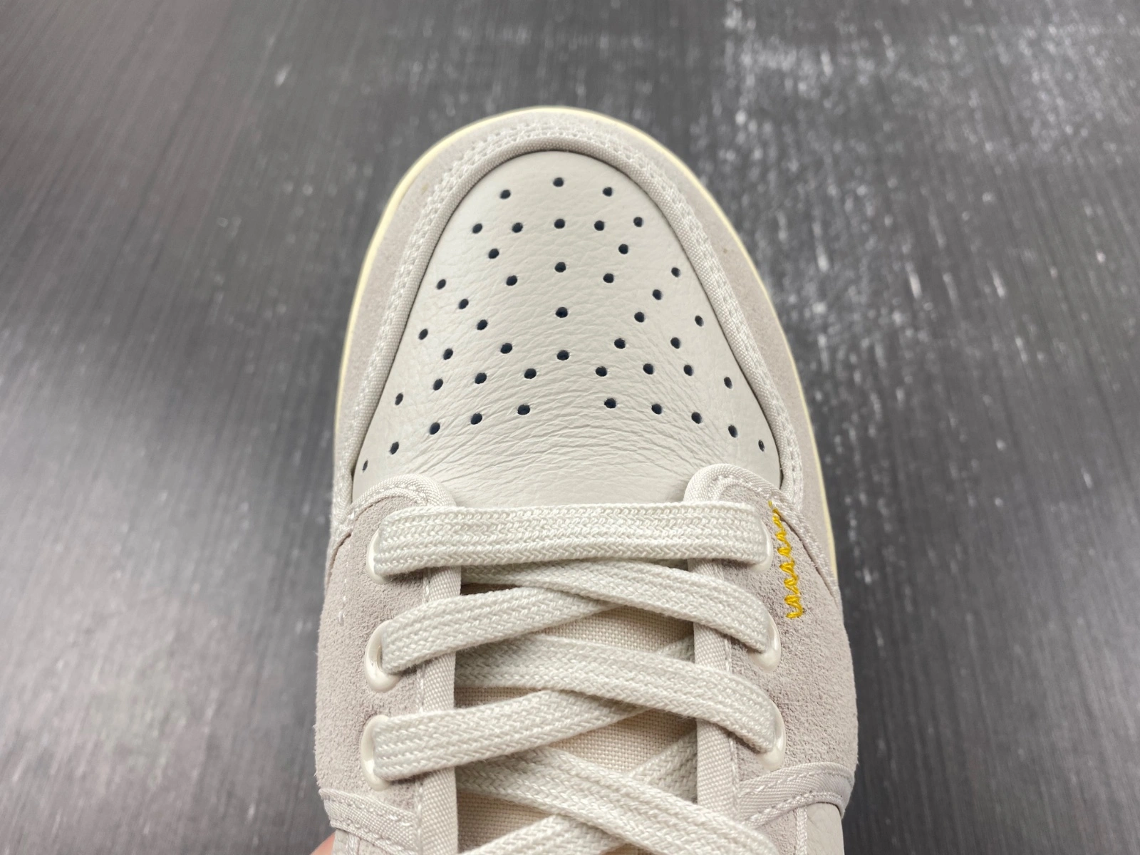 Air Jordan 1 Retro AJKO Low SP Union White Suede DO8912- Breathable 1522