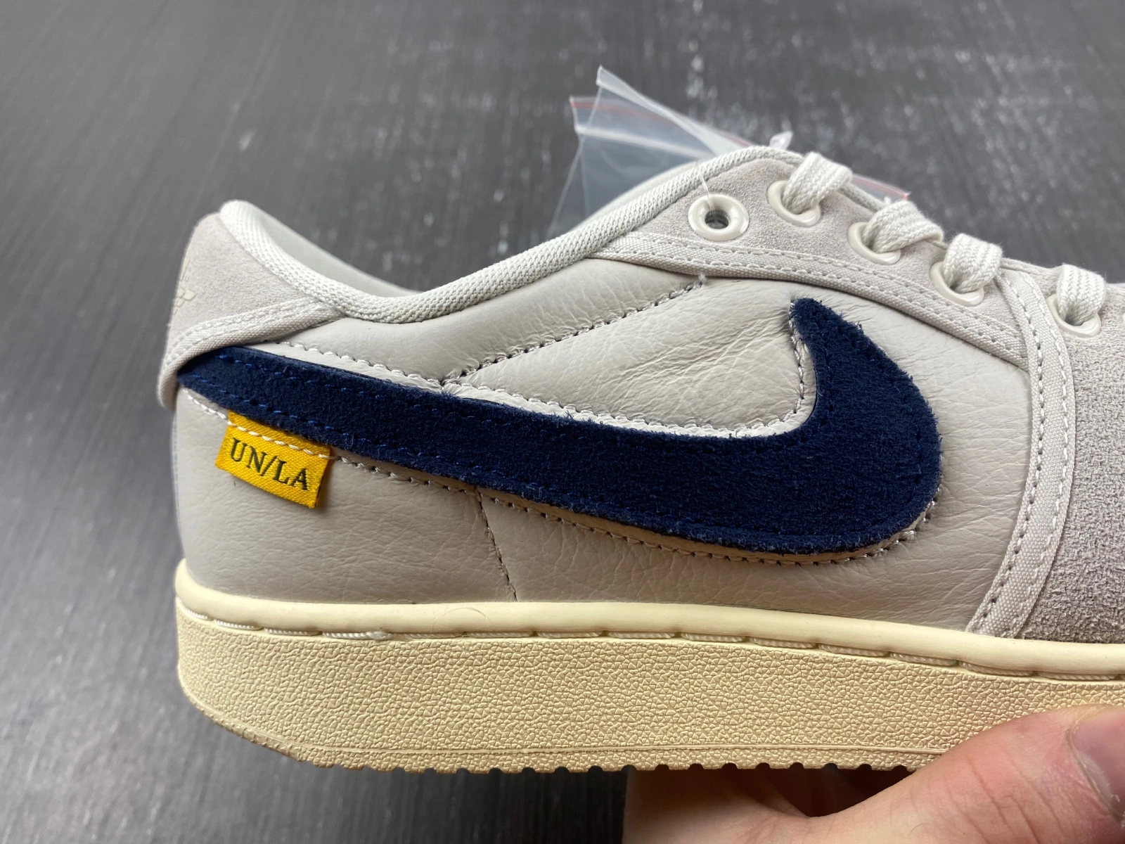 Air Jordan 1 Retro AJKO Low SP Union White Suede DO8912- Breathable 1522
