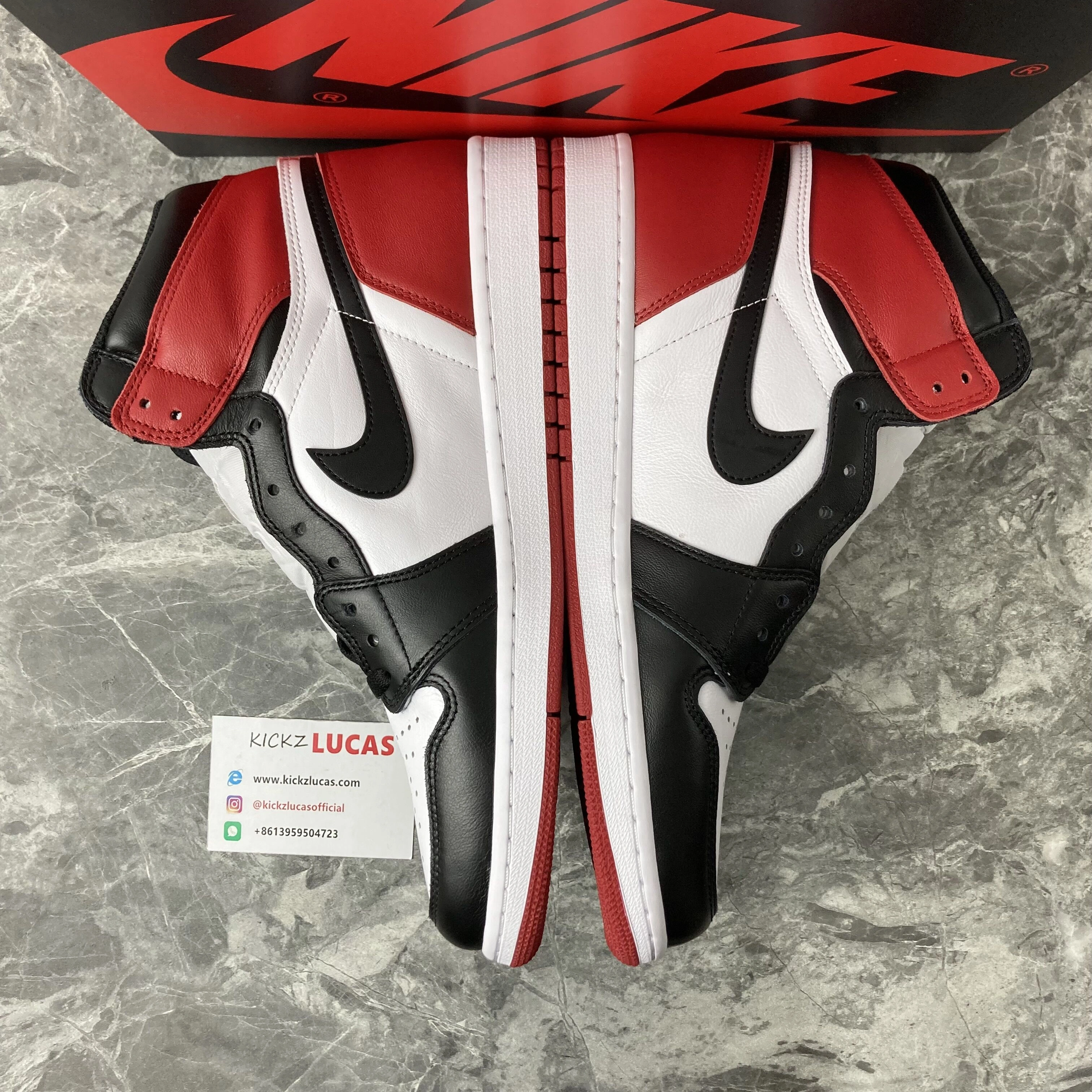 Air Jordan 1 Retro Black Toe 555088- Snug 1711