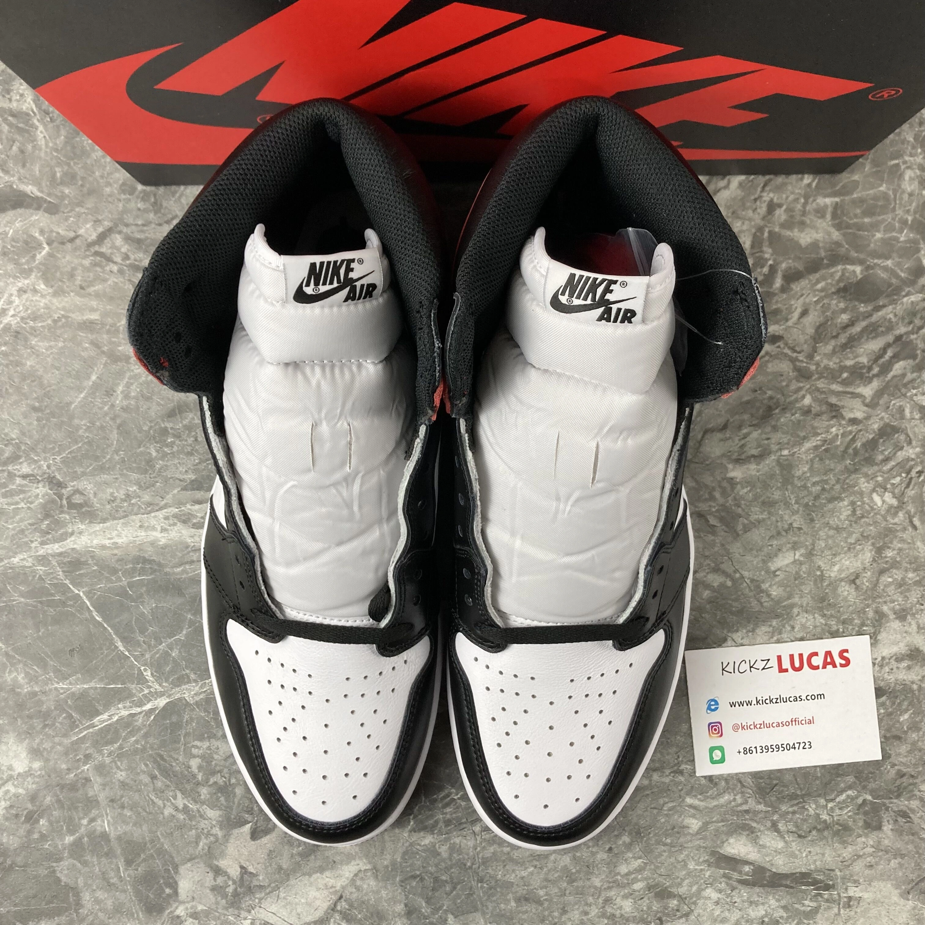 Air Jordan 1 Retro Black Toe 555088- Snug 1711
