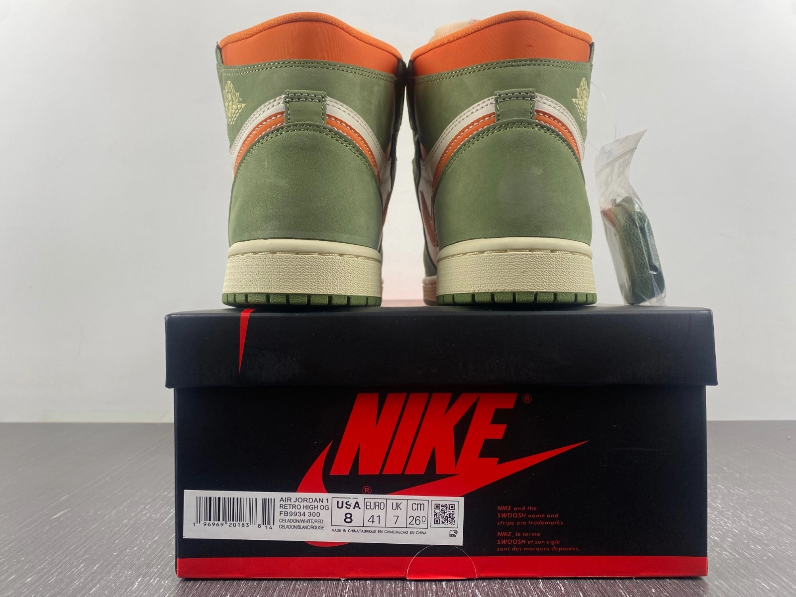 Air Jordan 1 Retro Celadon FB9934- Versatile 1467