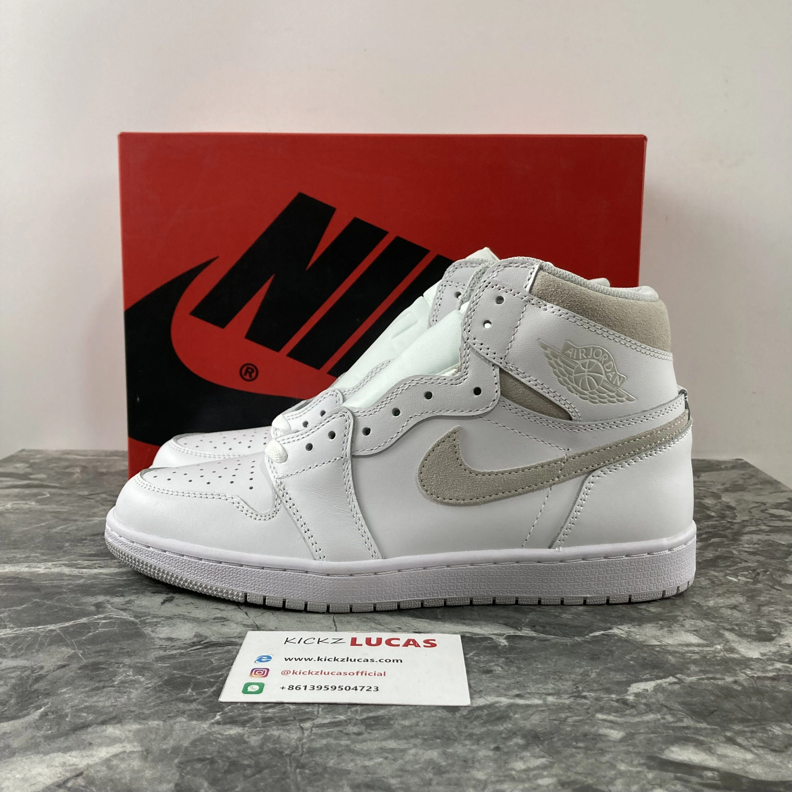 Air Jordan 1 Retro High 85 Neutral Grey BQ4422- Snug 1749