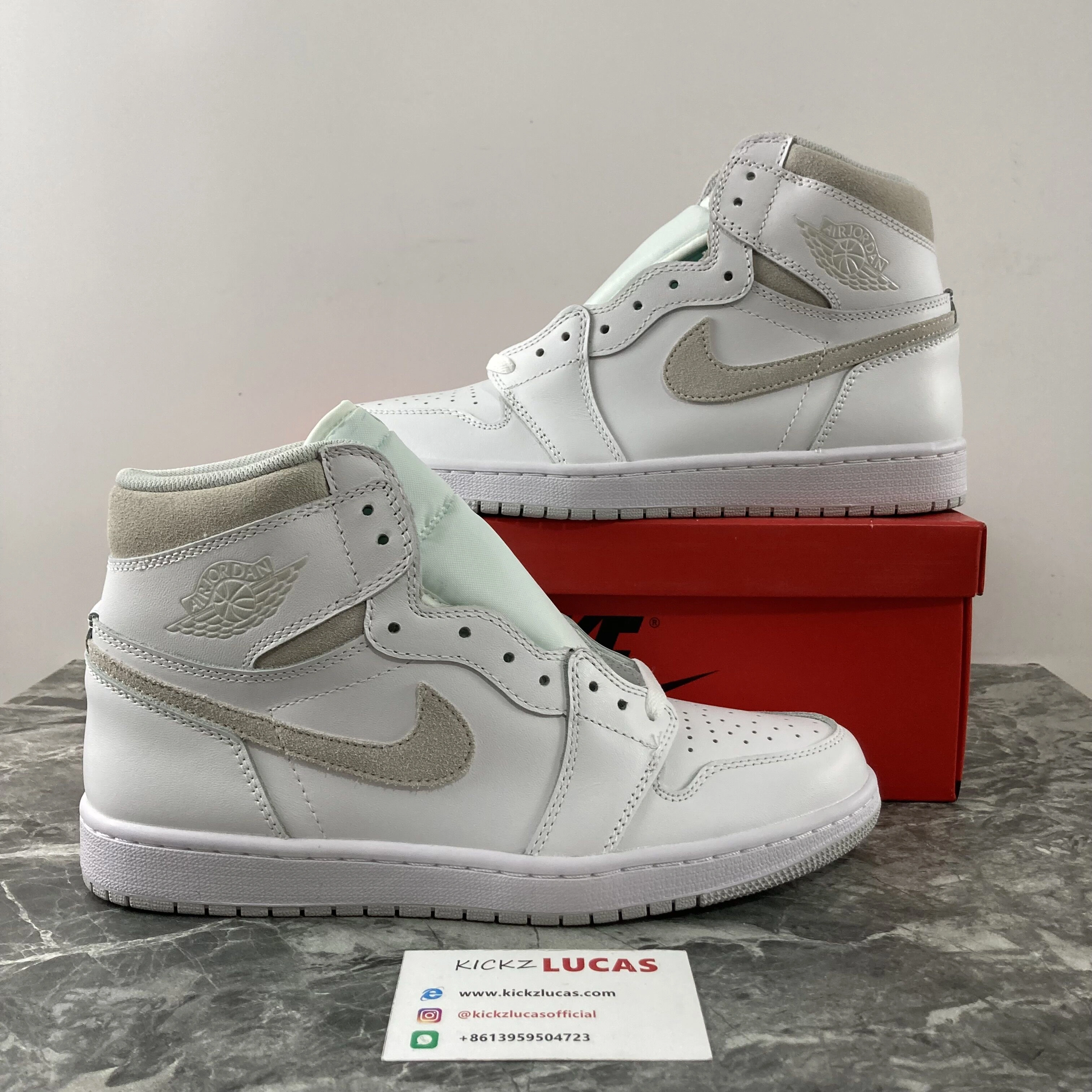 Air Jordan 1 Retro High 85 Neutral Grey BQ4422- Snug 1749