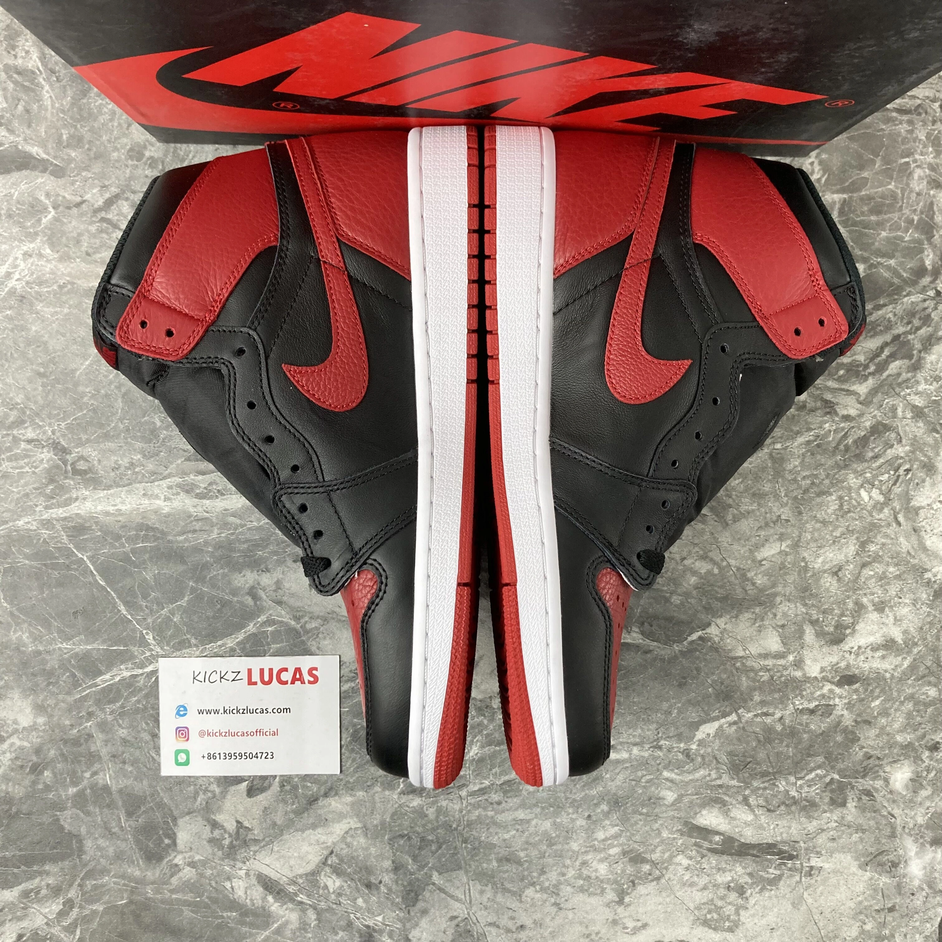 Air Jordan 1 Retro High Bred Banned 555088- Cozy 1714