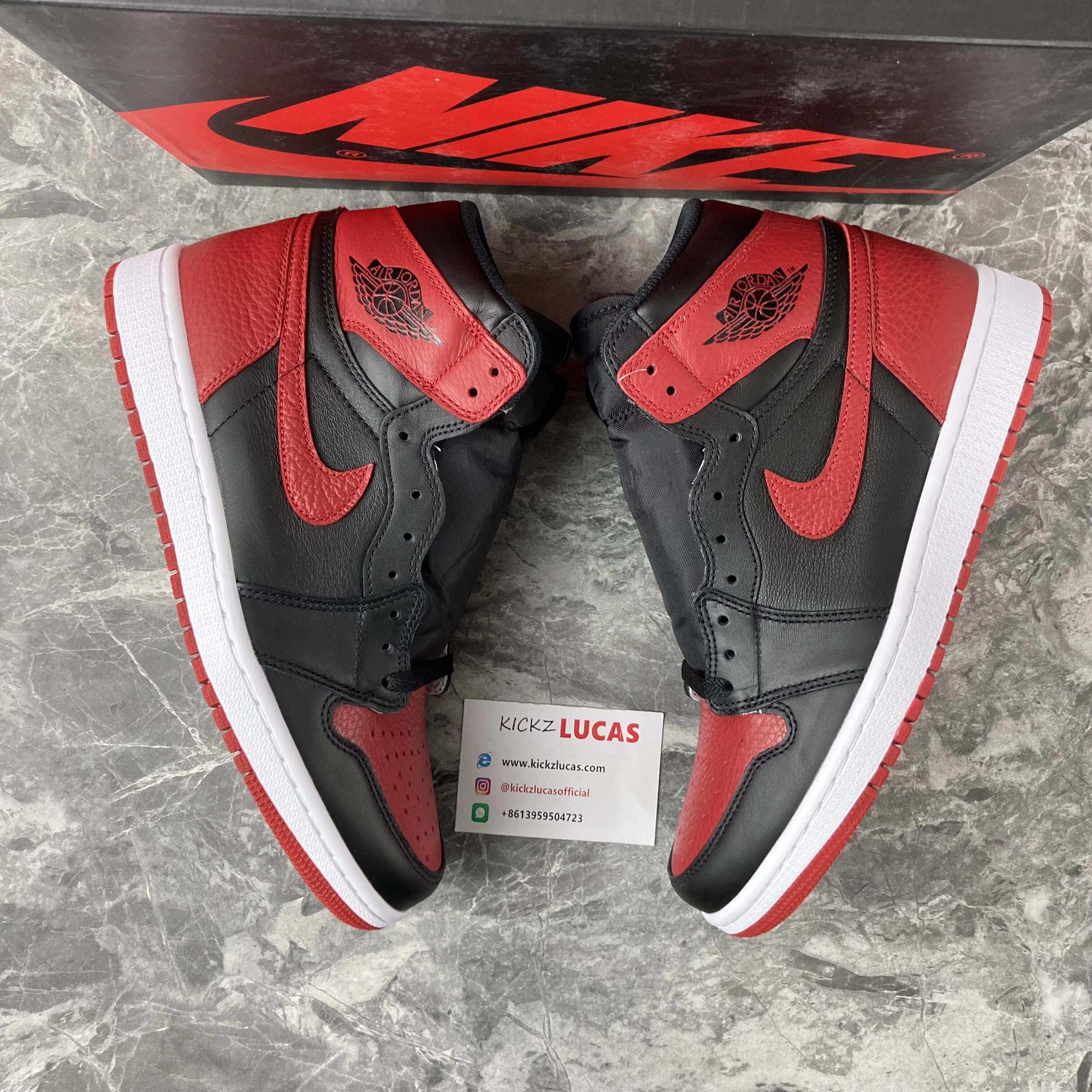 Air Jordan 1 Retro High Bred Banned 555088- Cozy 1714