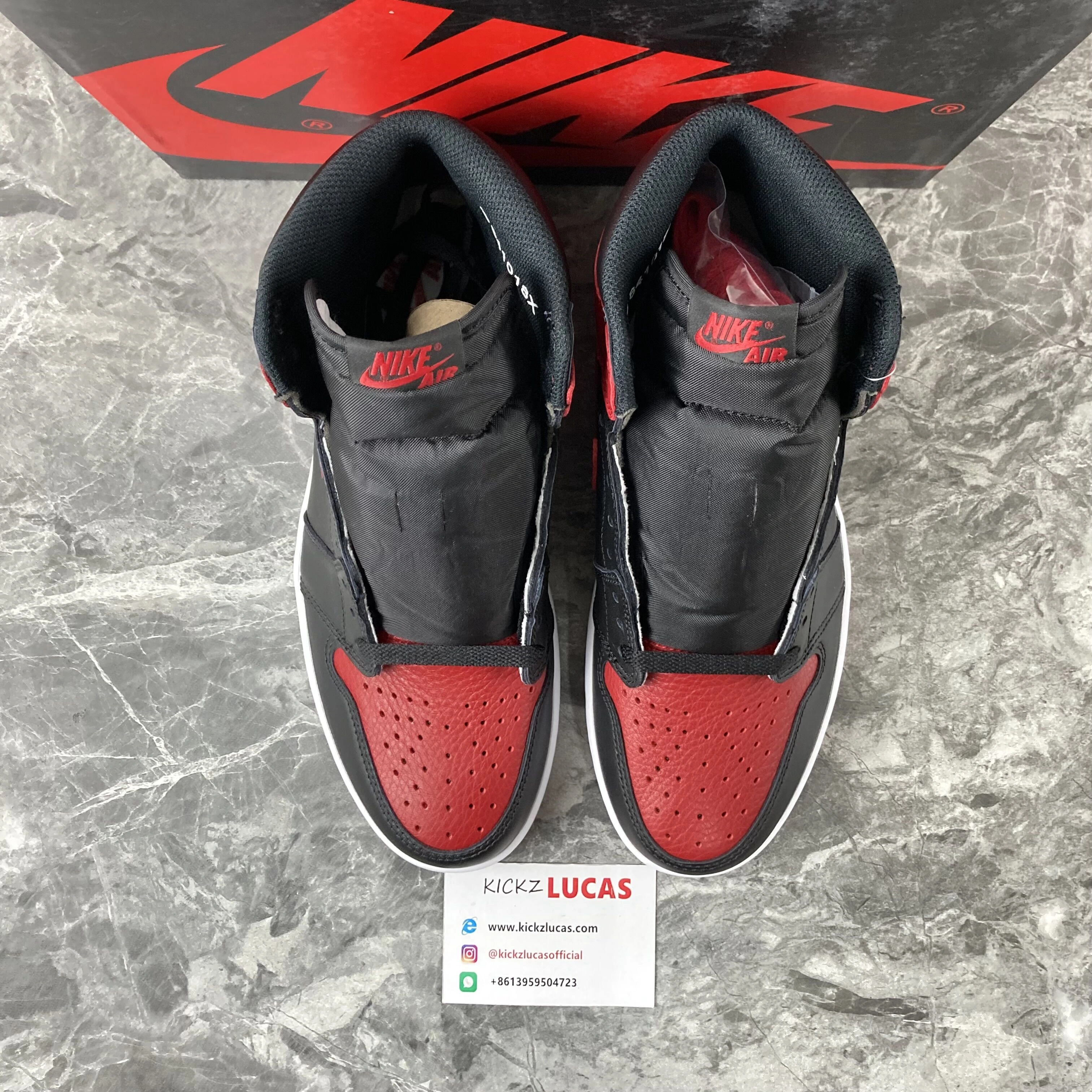 Air Jordan 1 Retro High Bred Banned 555088- Cozy 1714