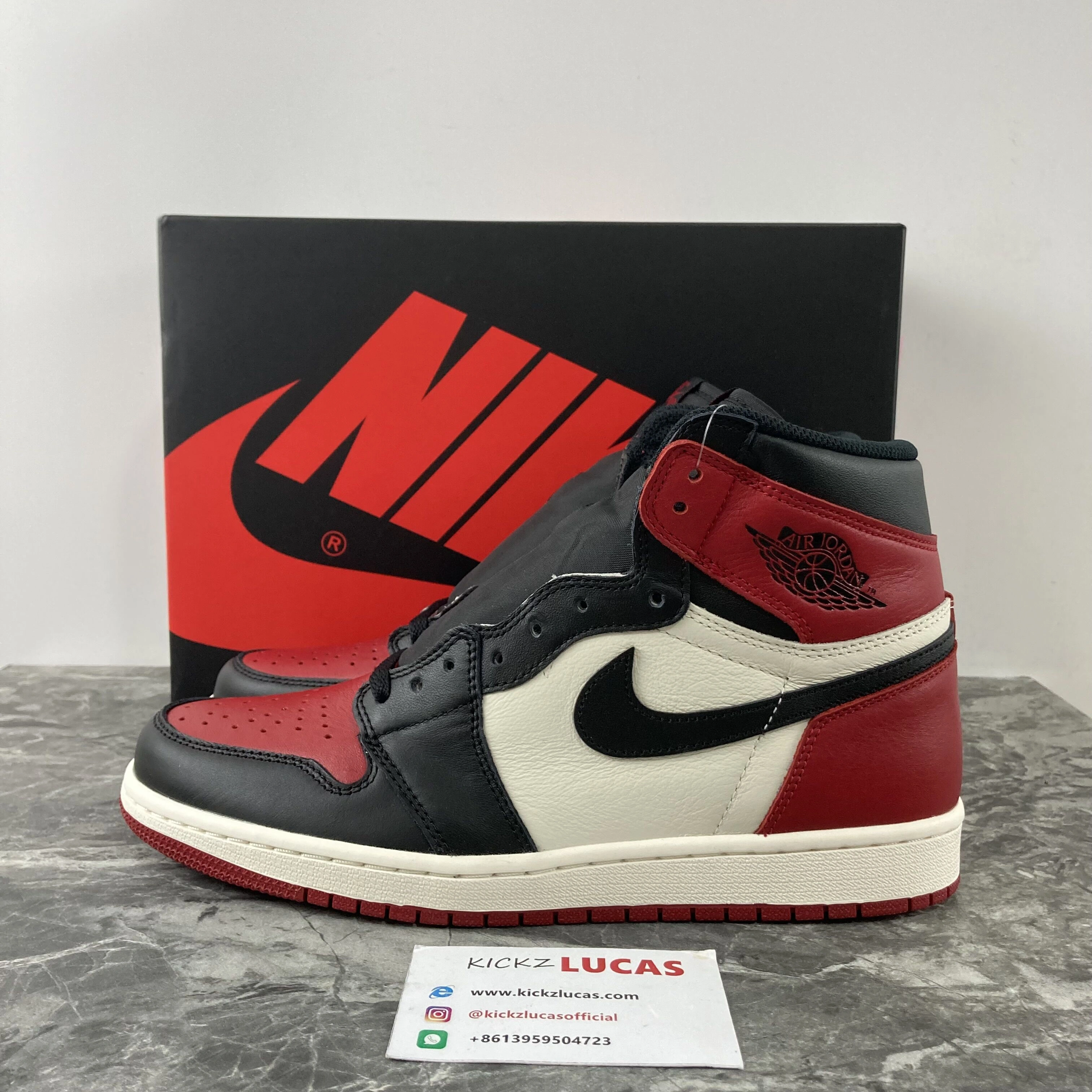 Air Jordan 1 Retro High Bred Toe 555088- Casual 1716