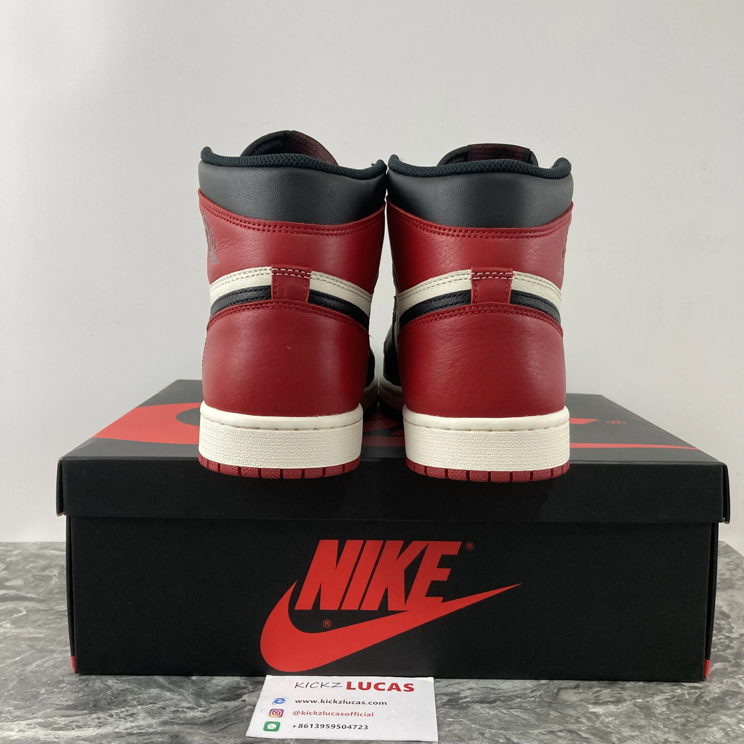 Air Jordan 1 Retro High Bred Toe 555088- Casual 1716