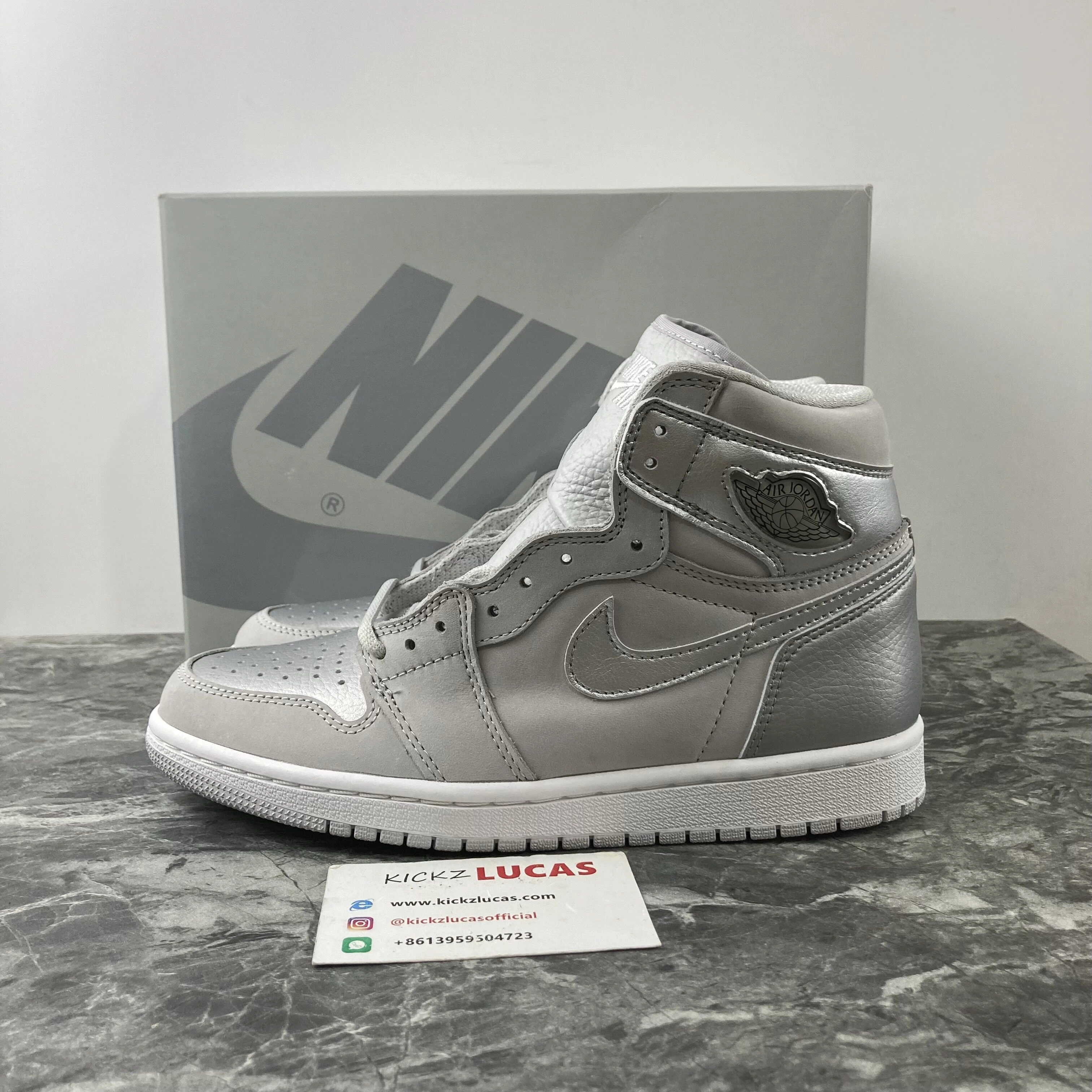 Air Jordan 1 Retro High CO Japan Neutral Grey DC1788- EyeCatching 1796