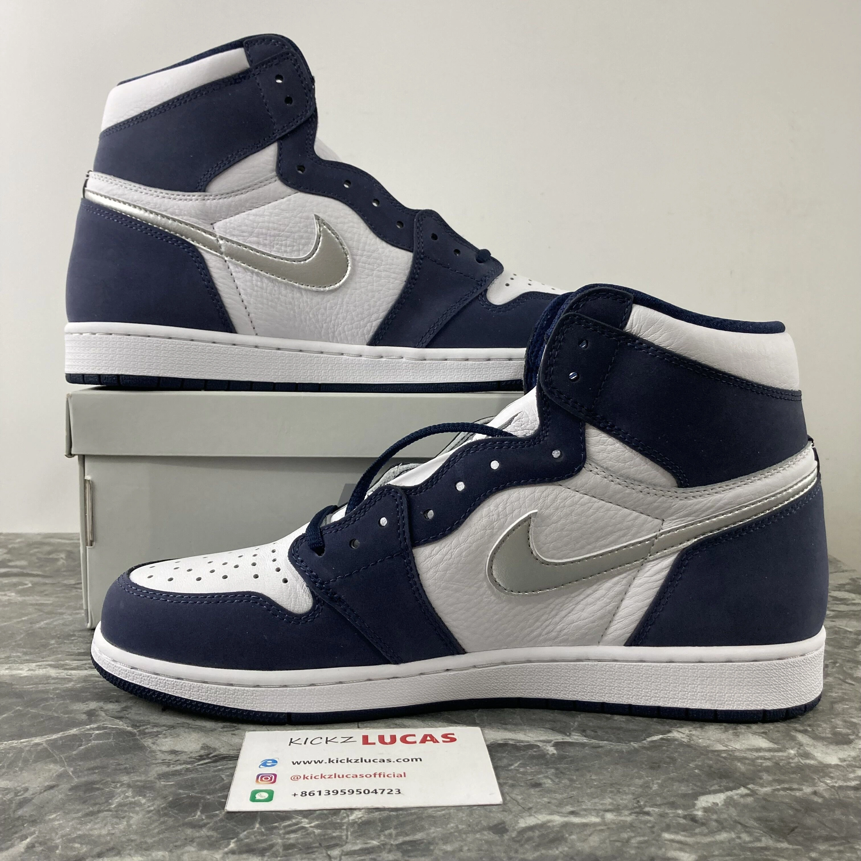 Air Jordan 1 Retro High COJP Midnight Navy DC1788- Neat 1786