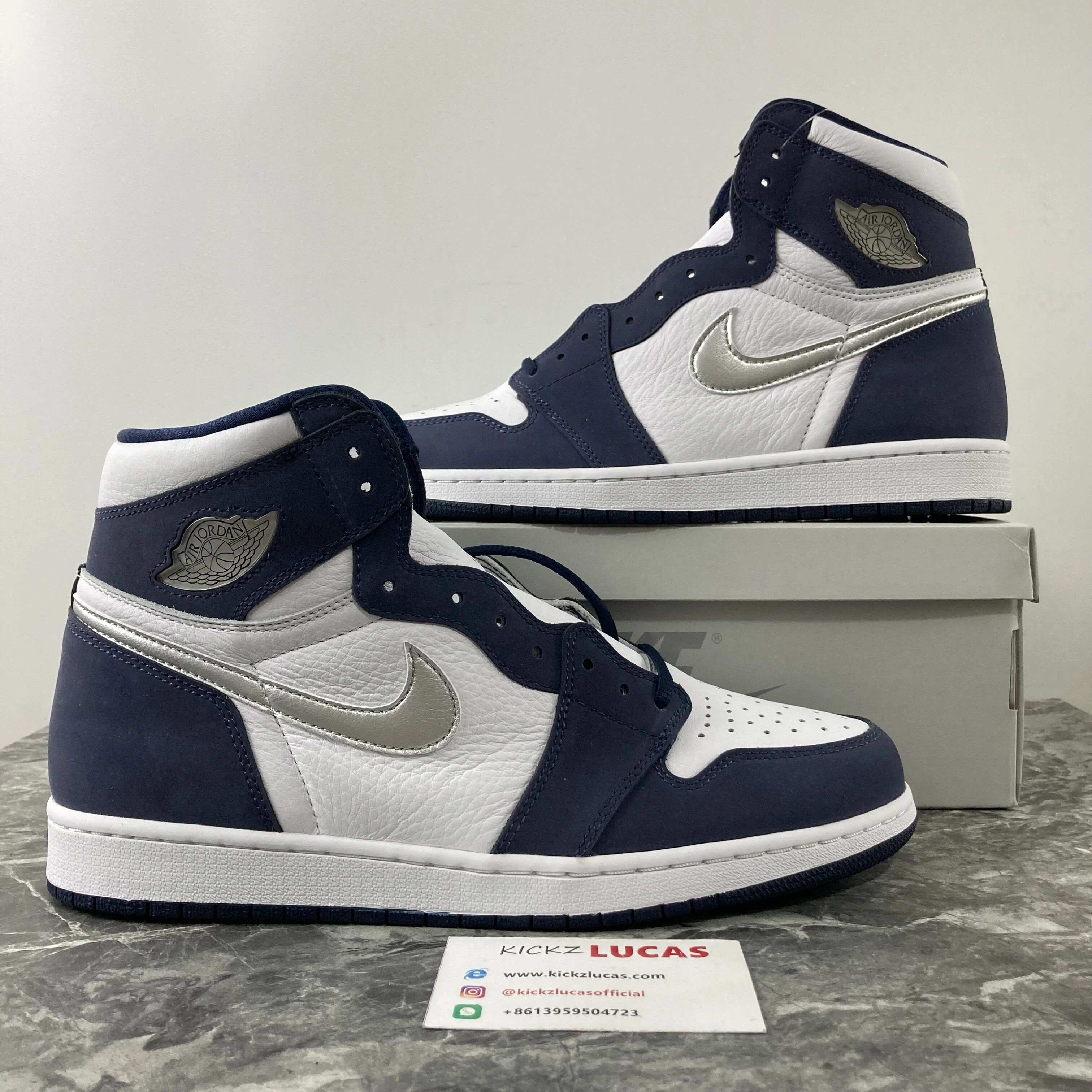 Air Jordan 1 Retro High COJP Midnight Navy DC1788- Neat 1786