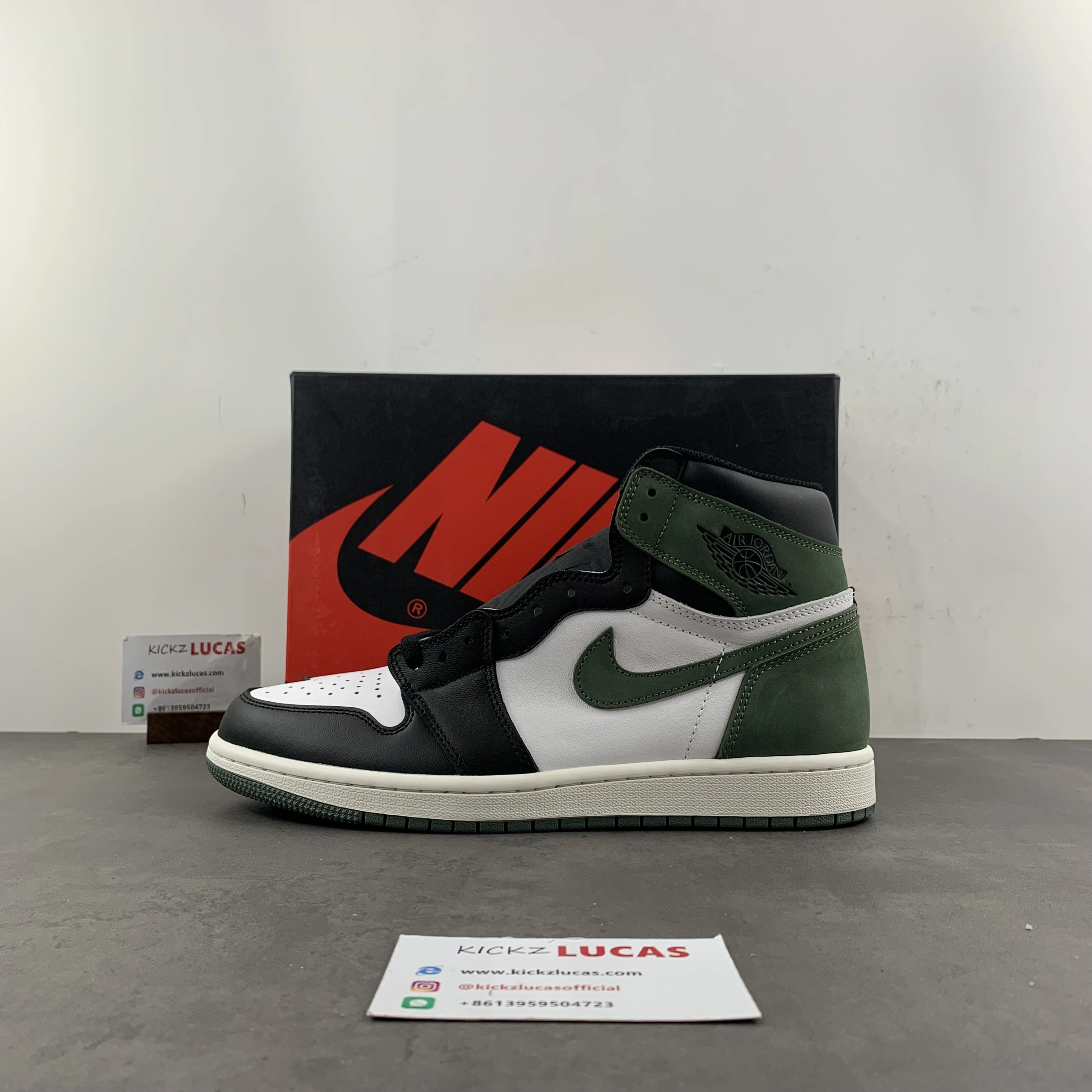 Refined Air Jordan 1 Retro High Clay Green 555088- 1463