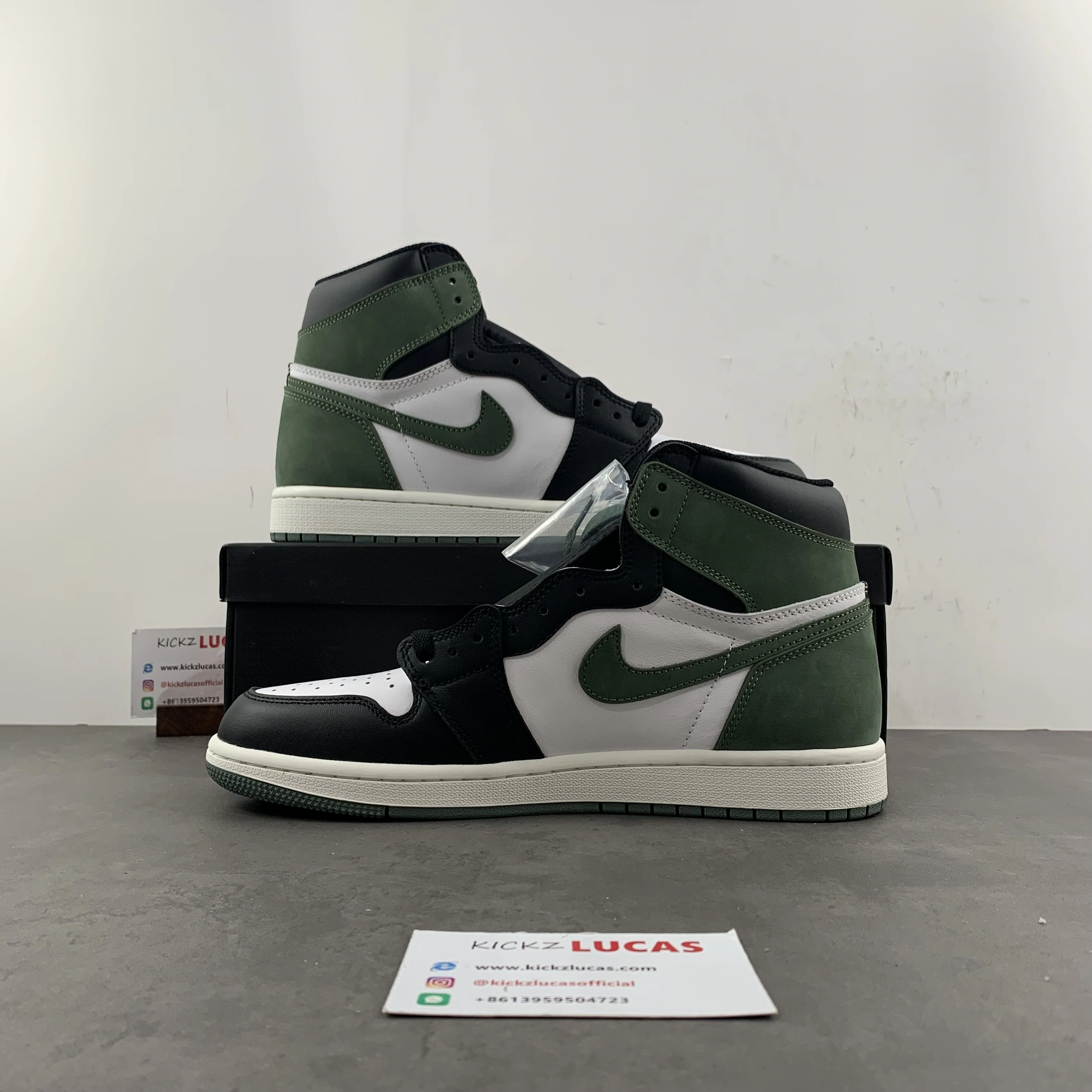 Refined Air Jordan 1 Retro High Clay Green 555088- 1463