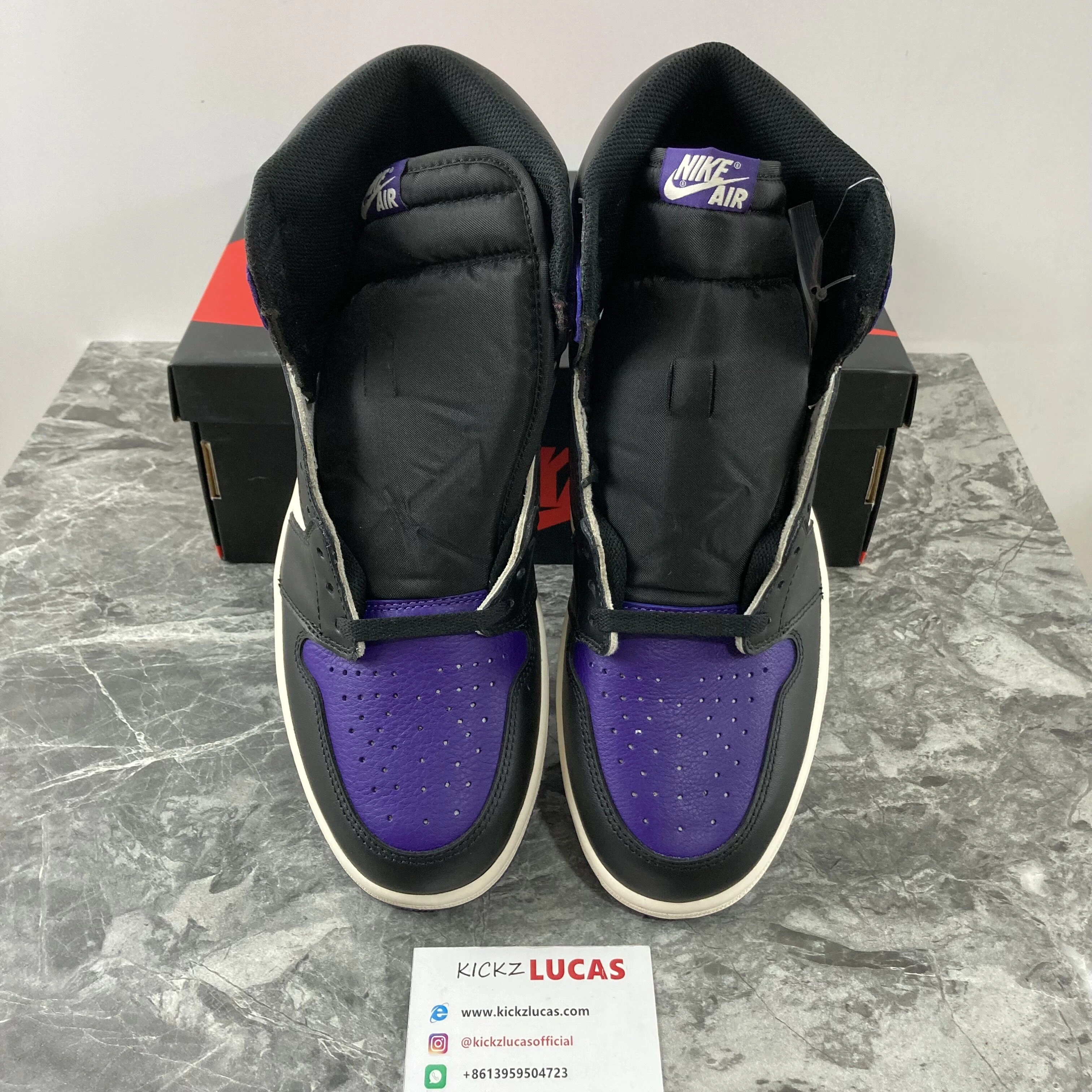 Air Jordan 1 Retro High Court Purple 555088- Classic 1717
