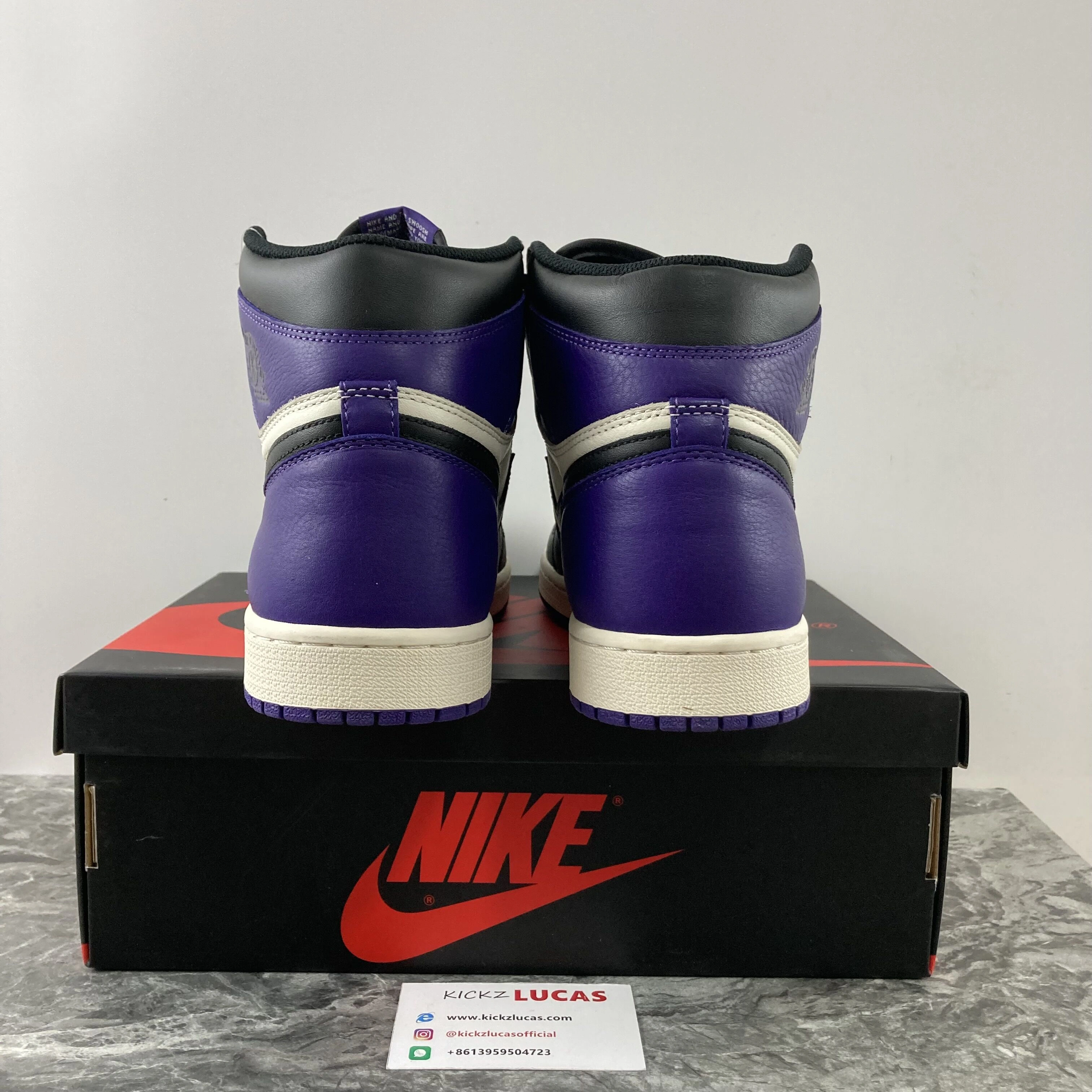 Air Jordan 1 Retro High Court Purple 555088- Classic 1717
