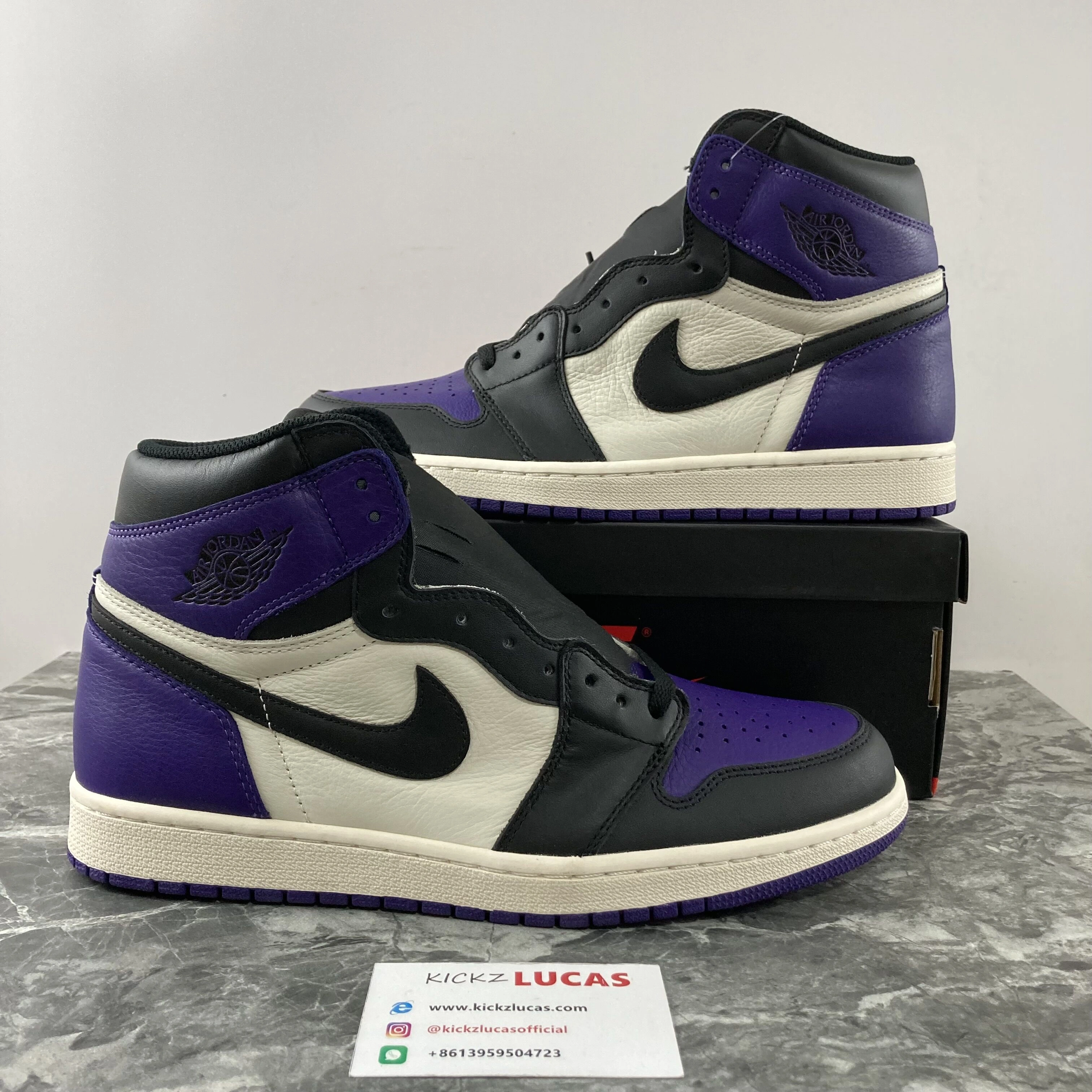 Air Jordan 1 Retro High Court Purple 555088- Classic 1717