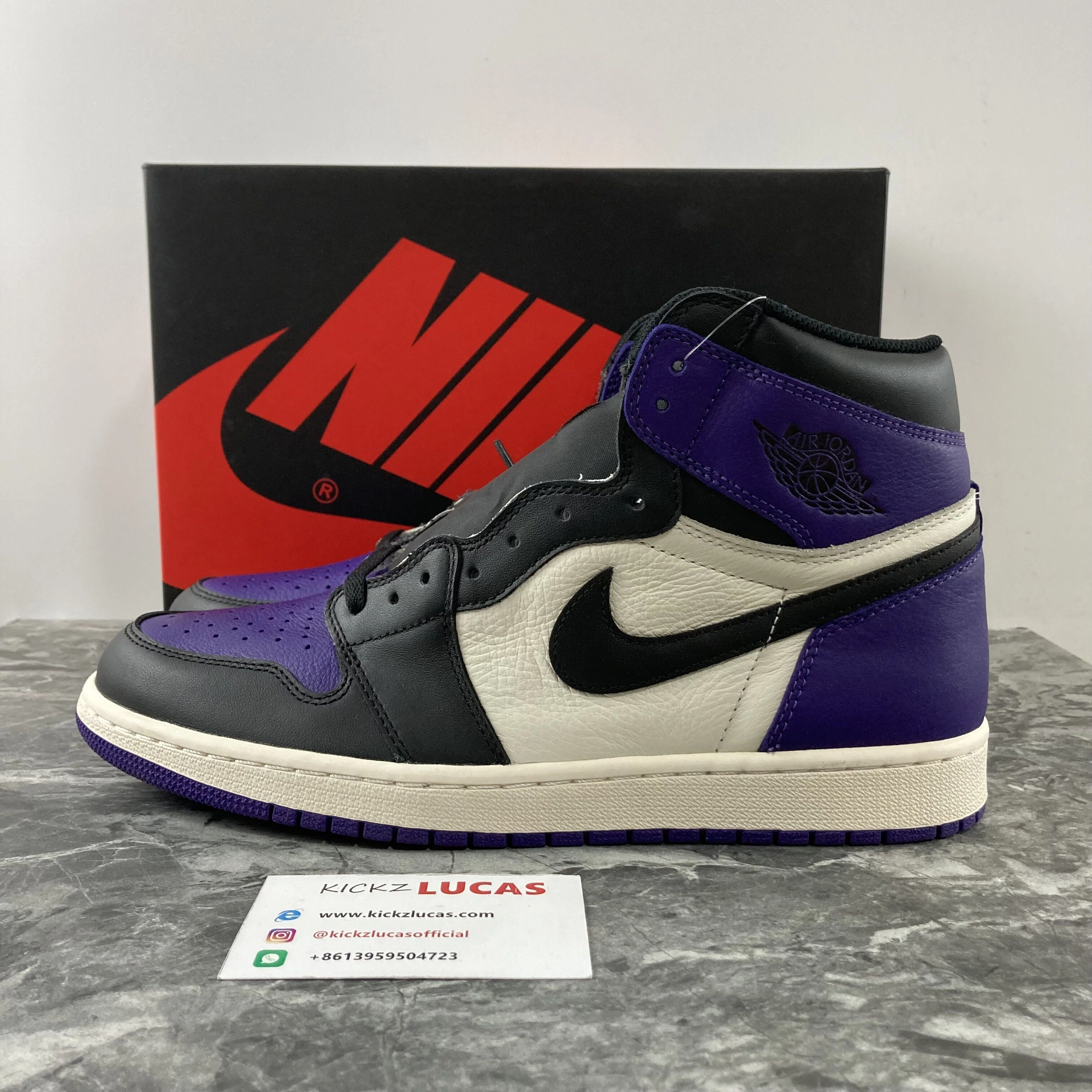 Air Jordan 1 Retro High Court Purple 555088- Classic 1717
