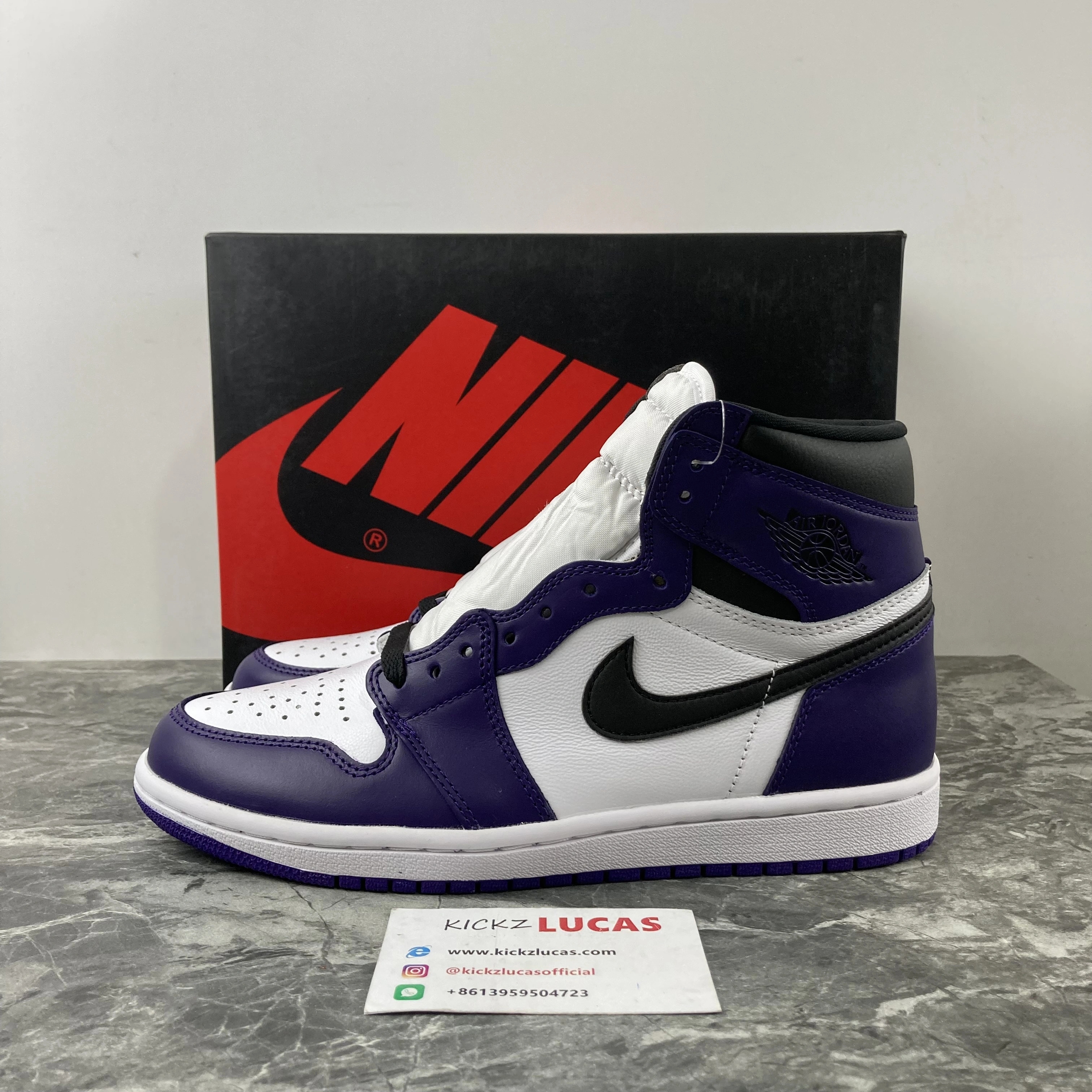FastDry Air Jordan 1 Retro High Court Purple White 555088- 1772