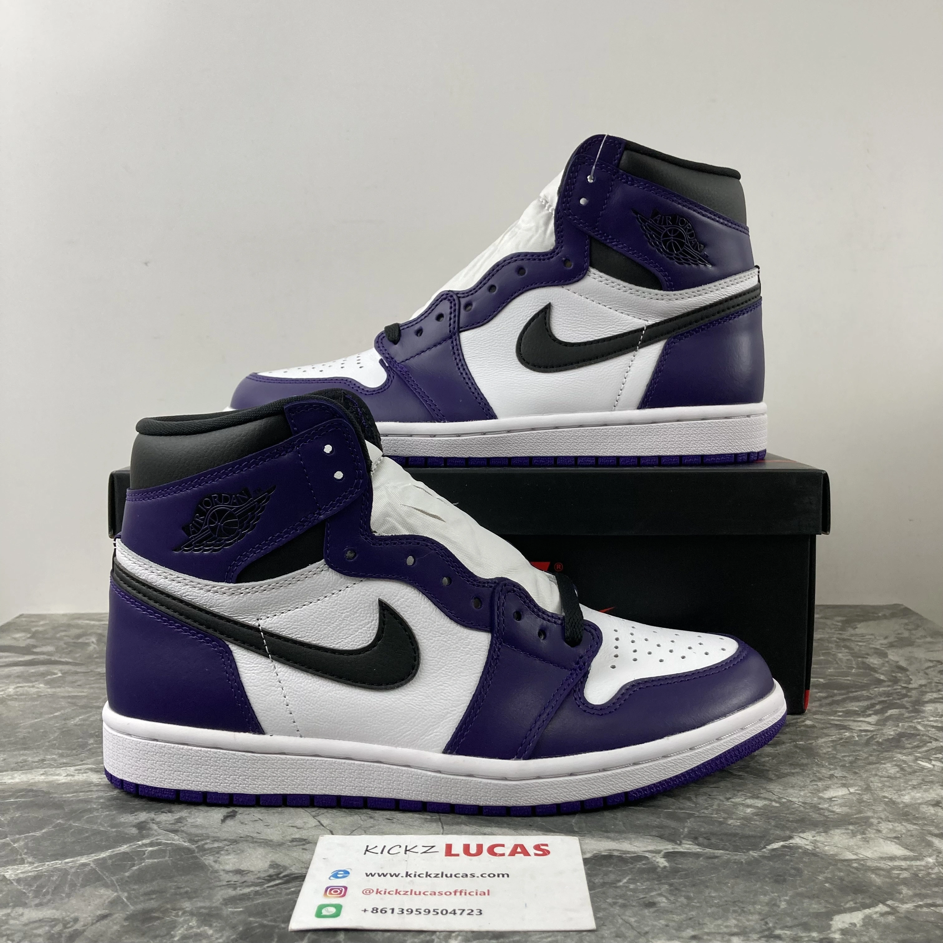 FastDry Air Jordan 1 Retro High Court Purple White 555088- 1772