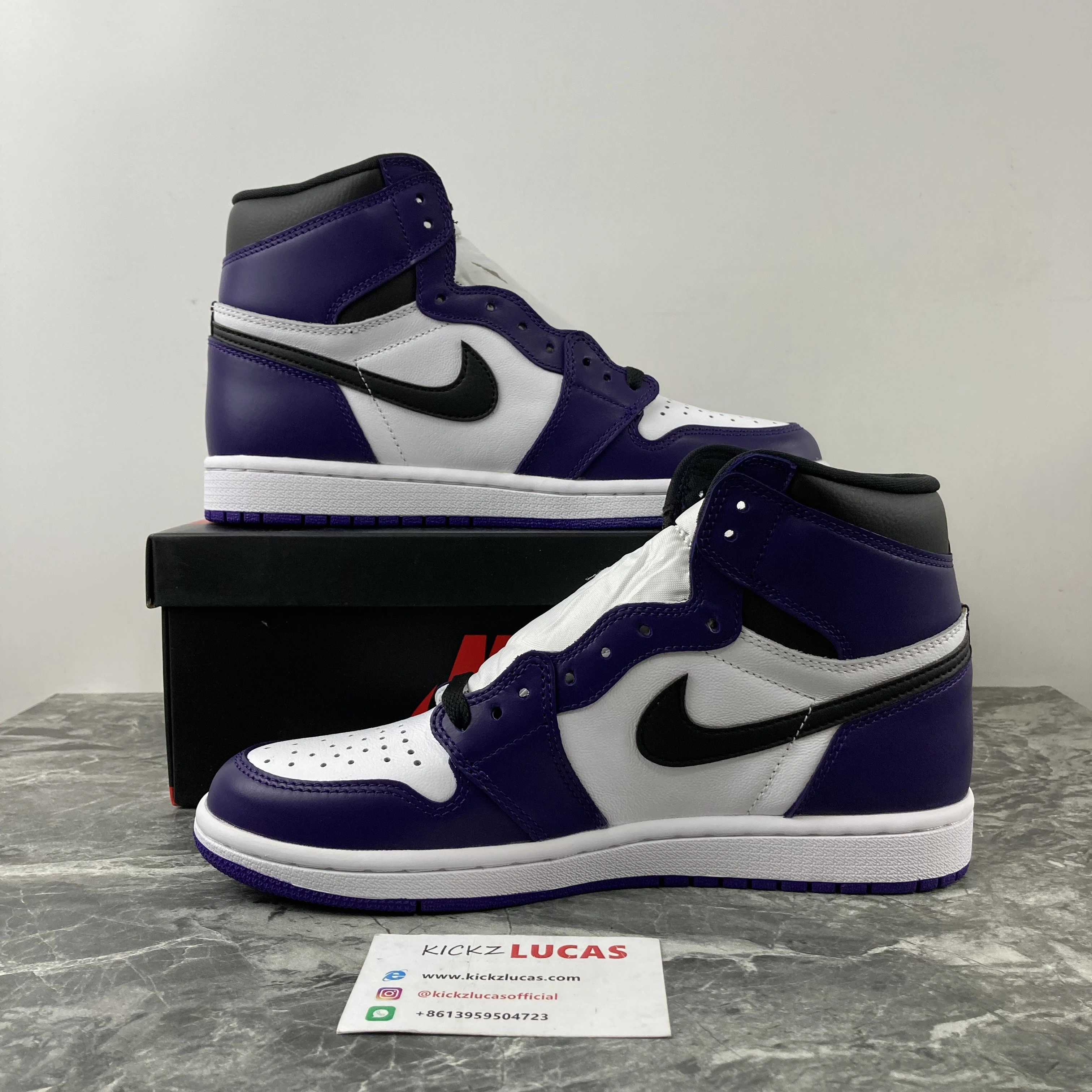 FastDry Air Jordan 1 Retro High Court Purple White 555088- 1772