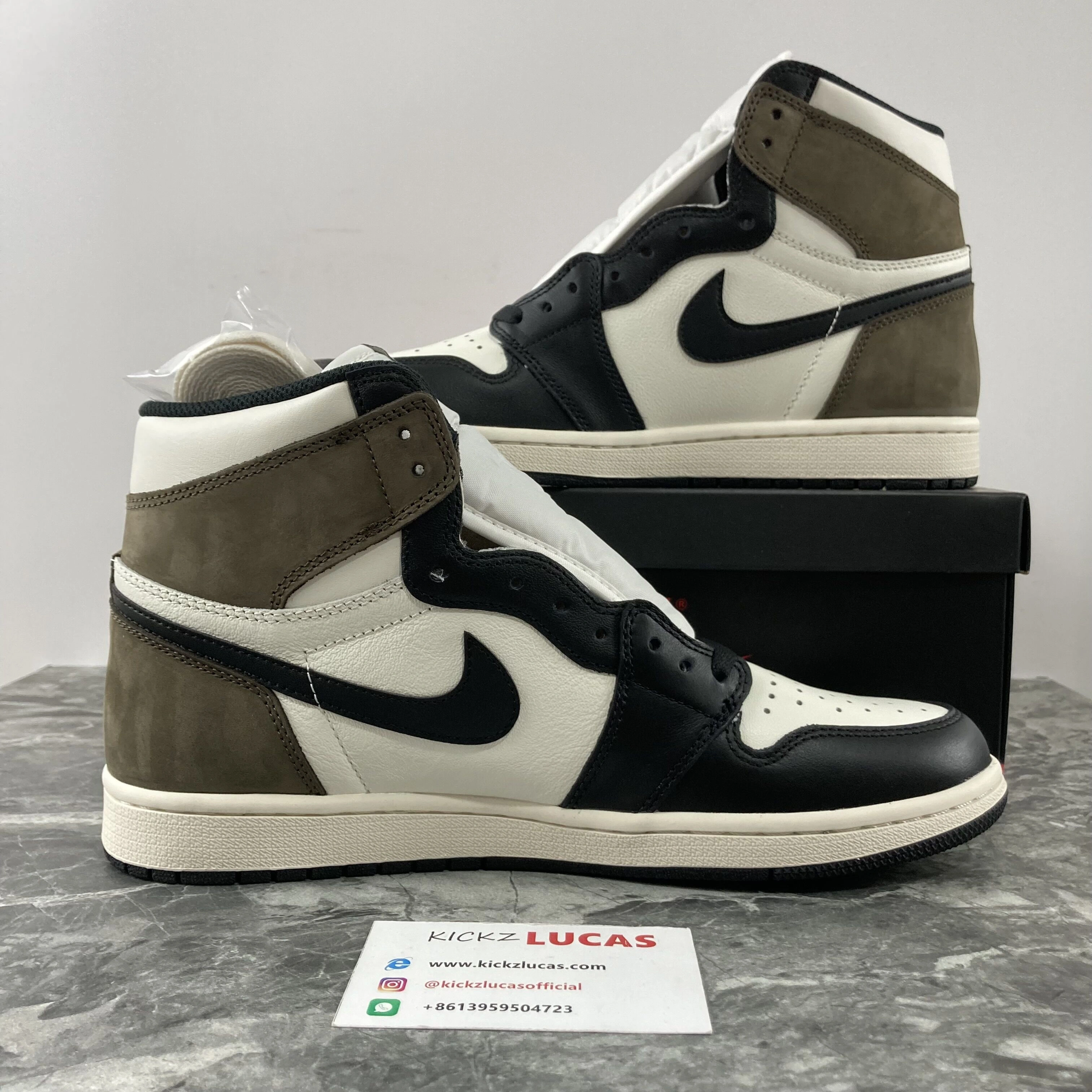 Air Jordan 1 Retro High Dark Mocha 555088- Stylish 1707