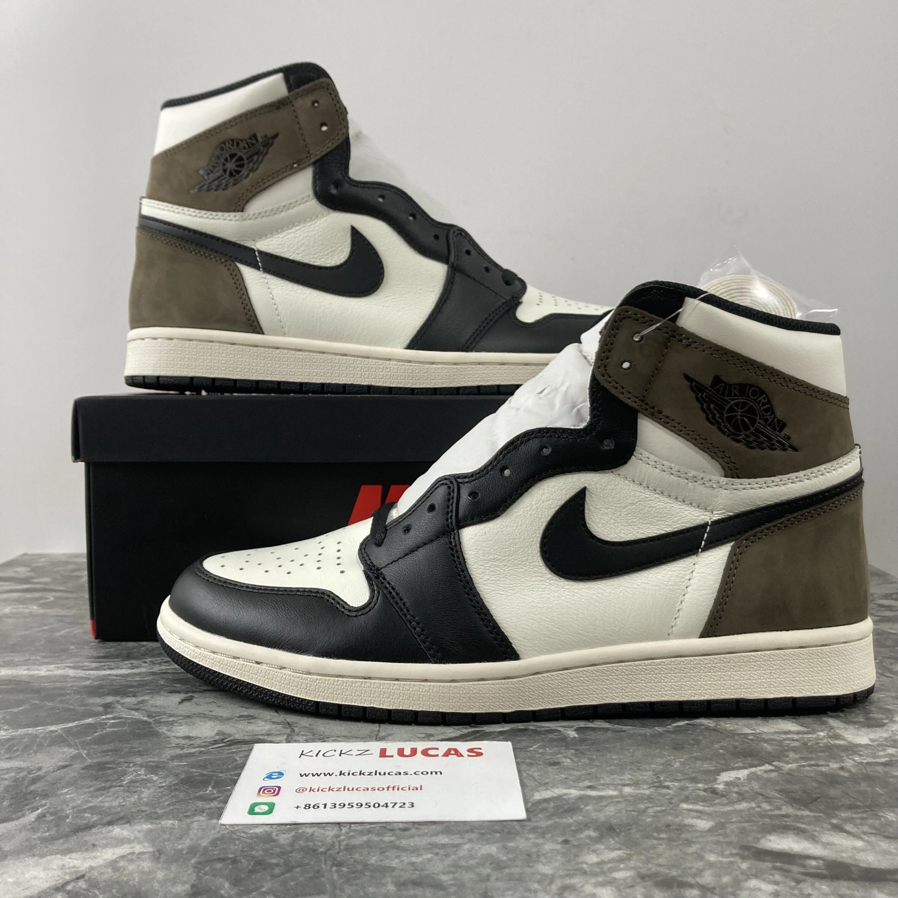 Air Jordan 1 Retro High Dark Mocha 555088- Stylish 1707