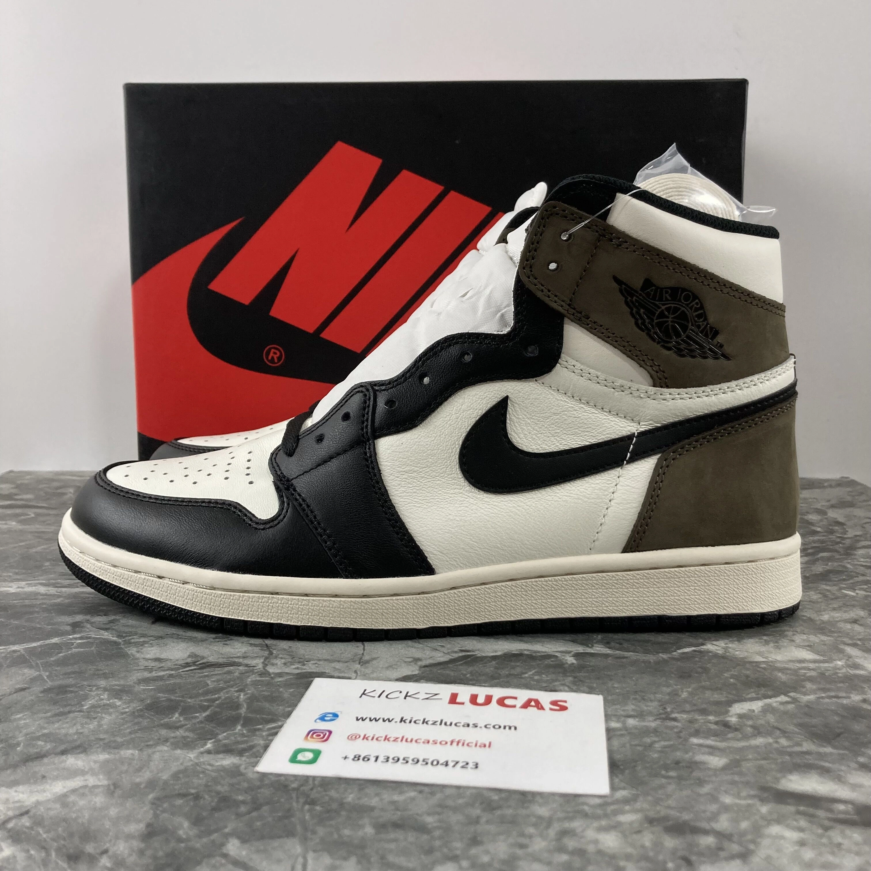 Air Jordan 1 Retro High Dark Mocha 555088- Stylish 1707