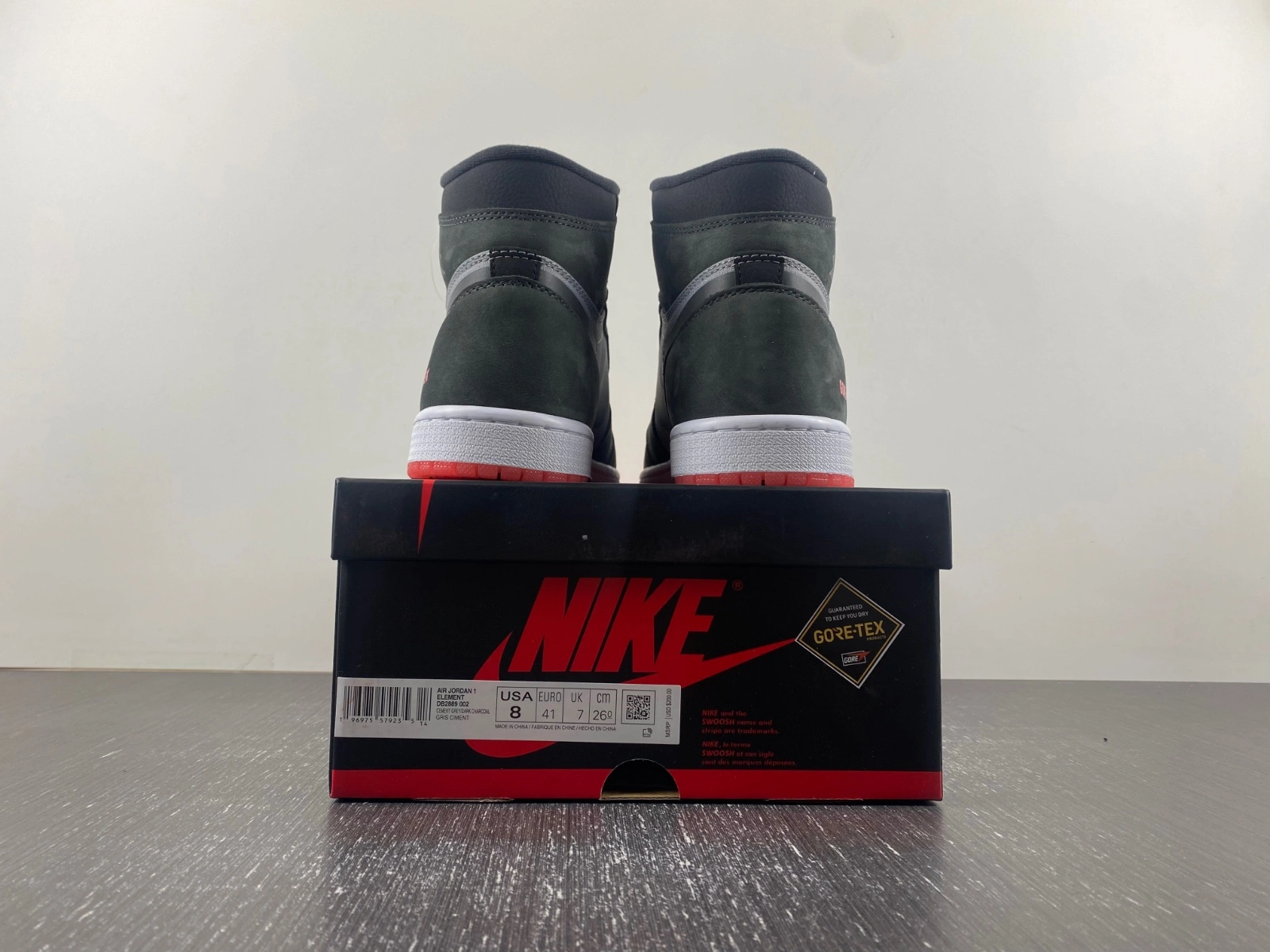 Air Jordan 1 Retro High Element Gore-Tex Black Infrared DB2889- ZeroBulk 1414