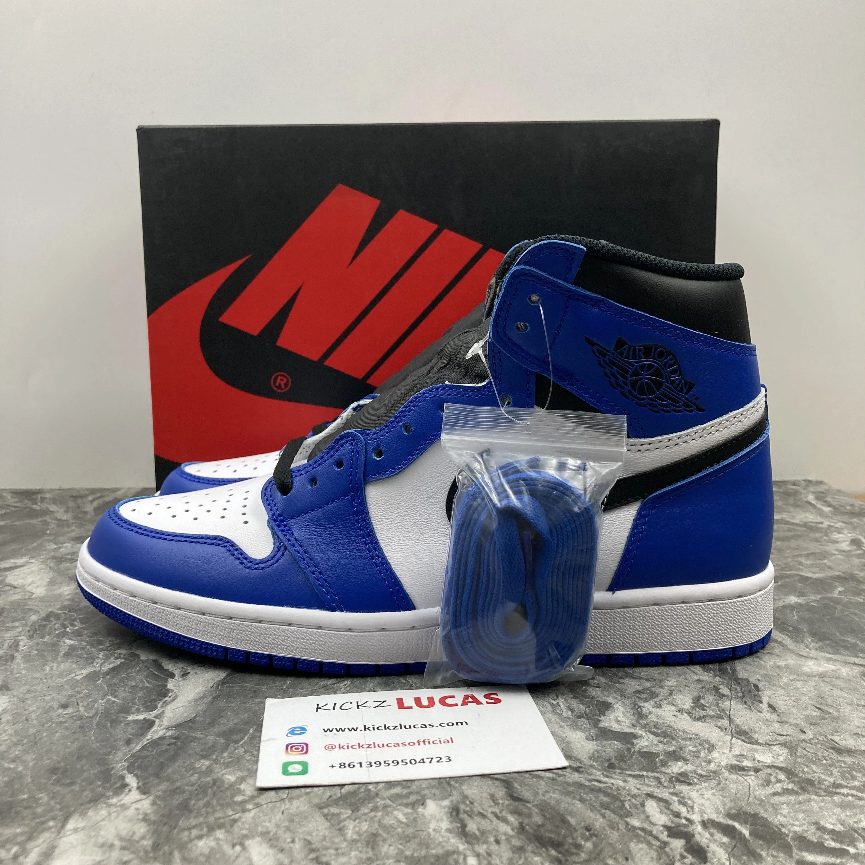 Popular Air Jordan 1 Retro High Game Royal 555088- 1719