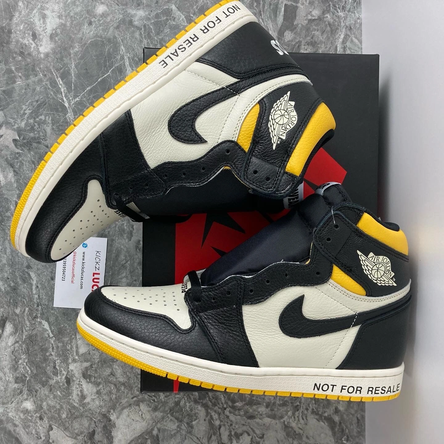Air Jordan 1 Retro High Not for Resale Varsity Maize 861428- Minimalist 1710