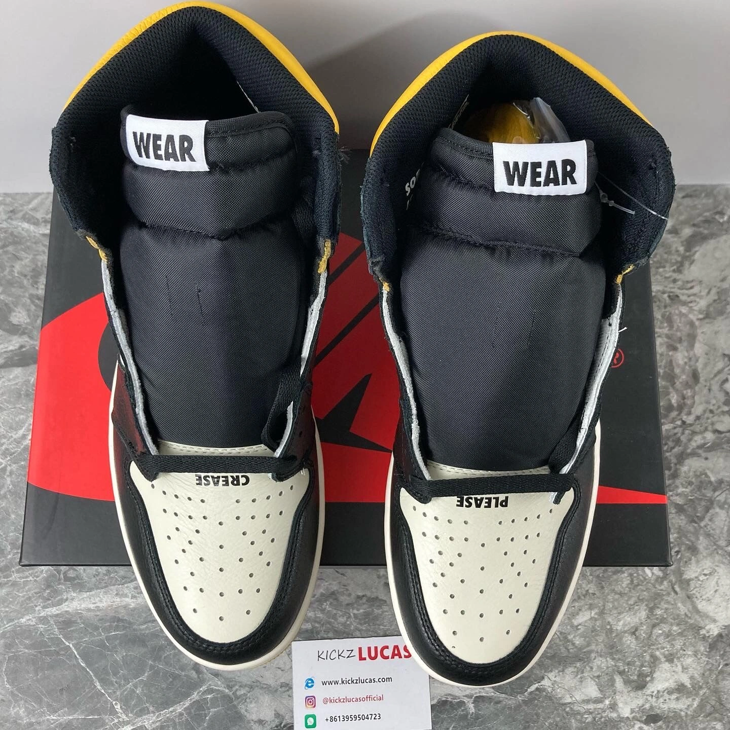 Air Jordan 1 Retro High Not for Resale Varsity Maize 861428- Minimalist 1710