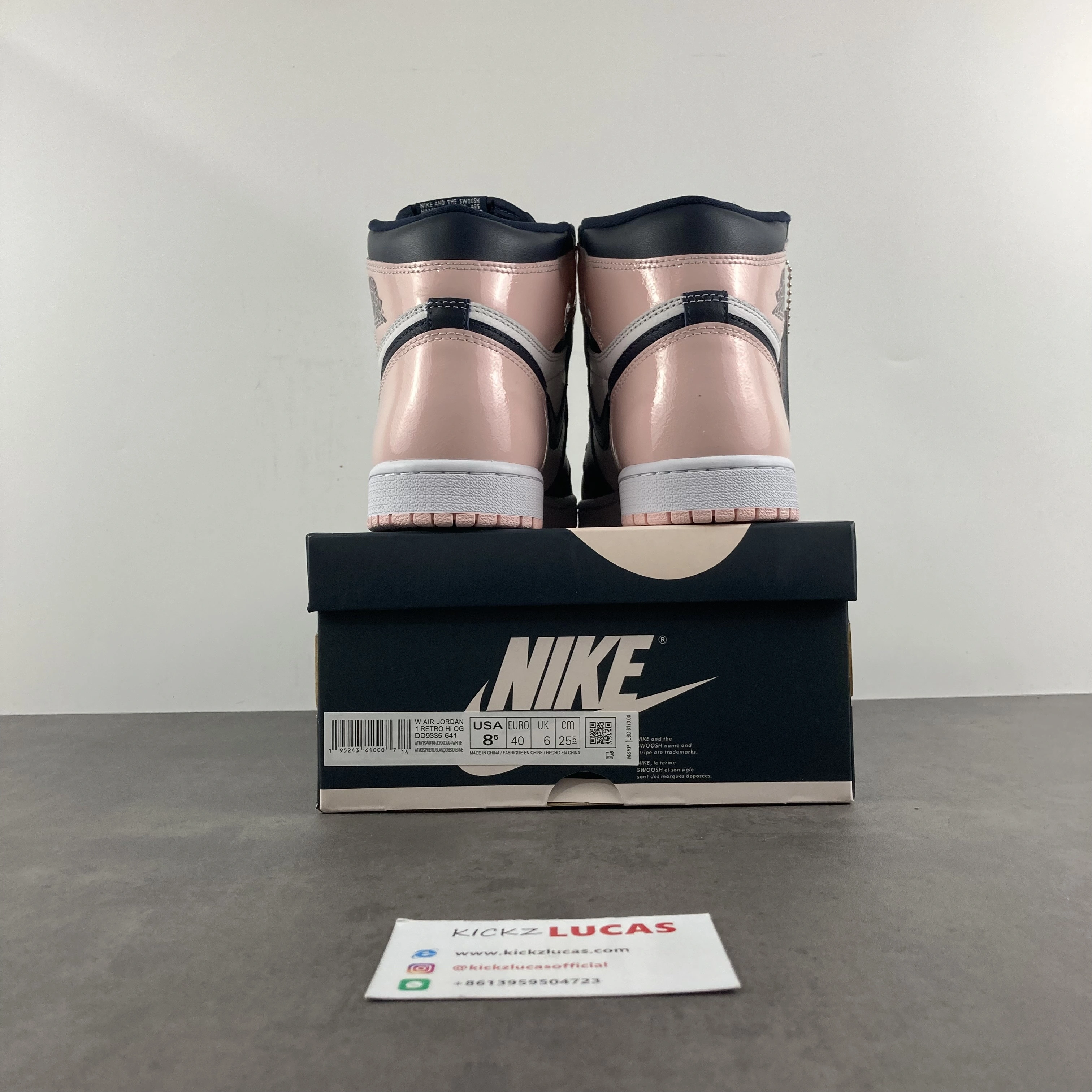 Contemporary Air Jordan 1 Retro High OG Atmosphere DD9335- 1701