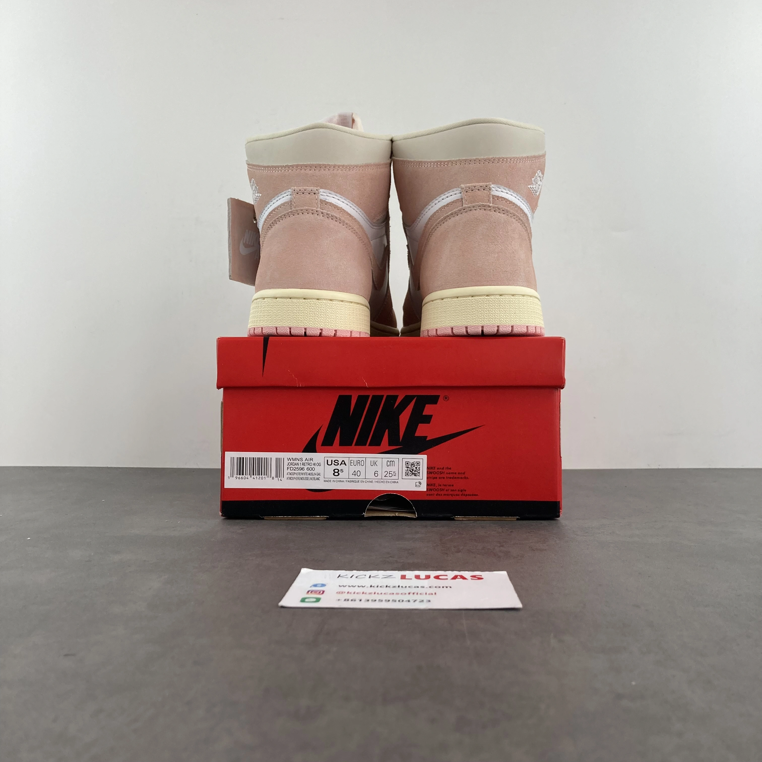 EyeCatching Air Jordan 1 Retro High OG Atmosphere Pink FD2596- 1578