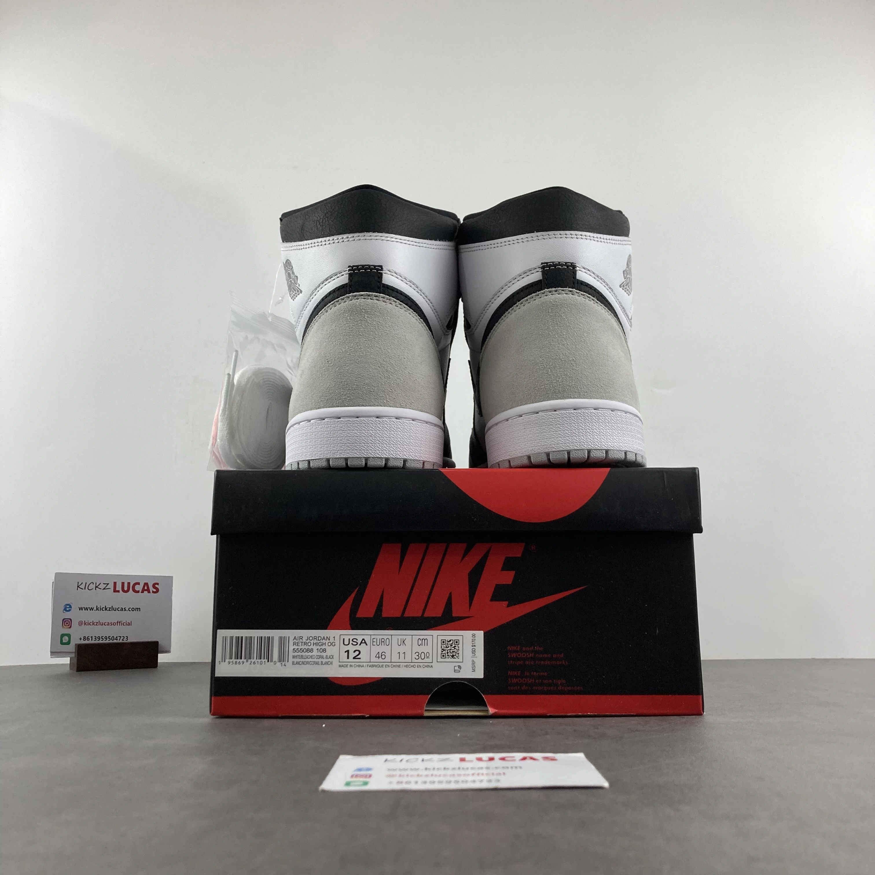 Thermal Air Jordan 1 Retro High OG Bleached Coral 555088- 1662