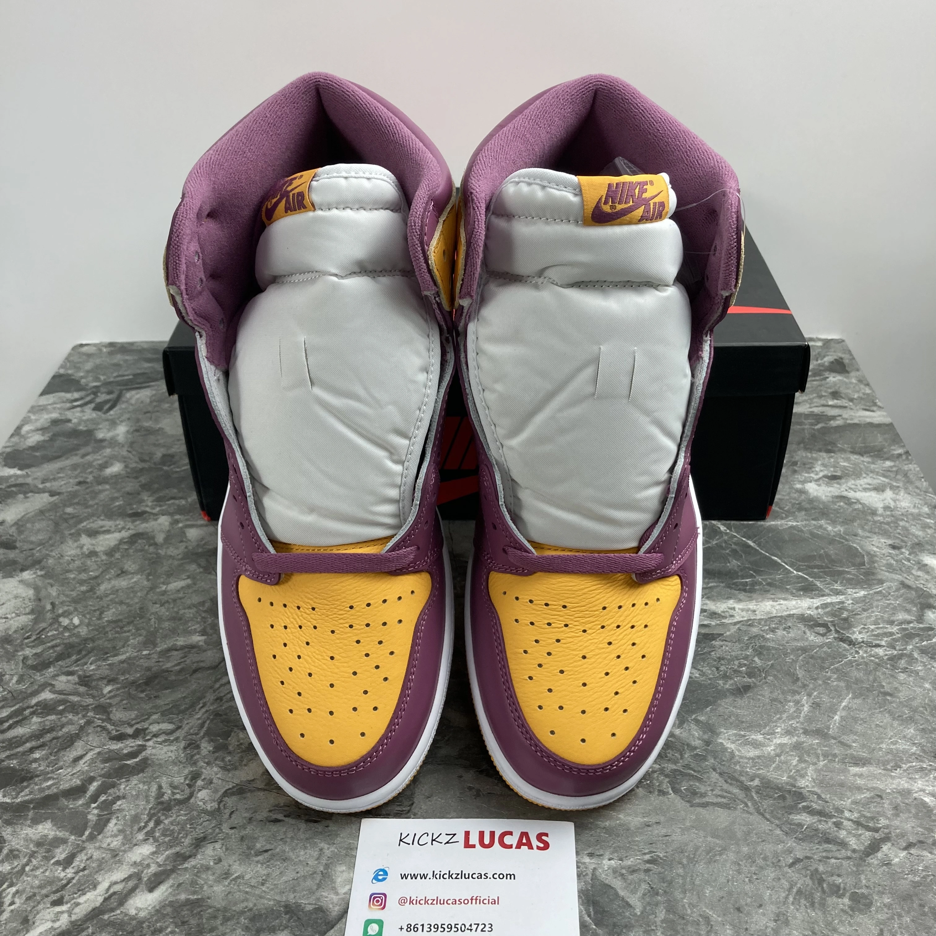 ZipUp Air Jordan 1 Retro High OG Brotherhood 555088- 1695