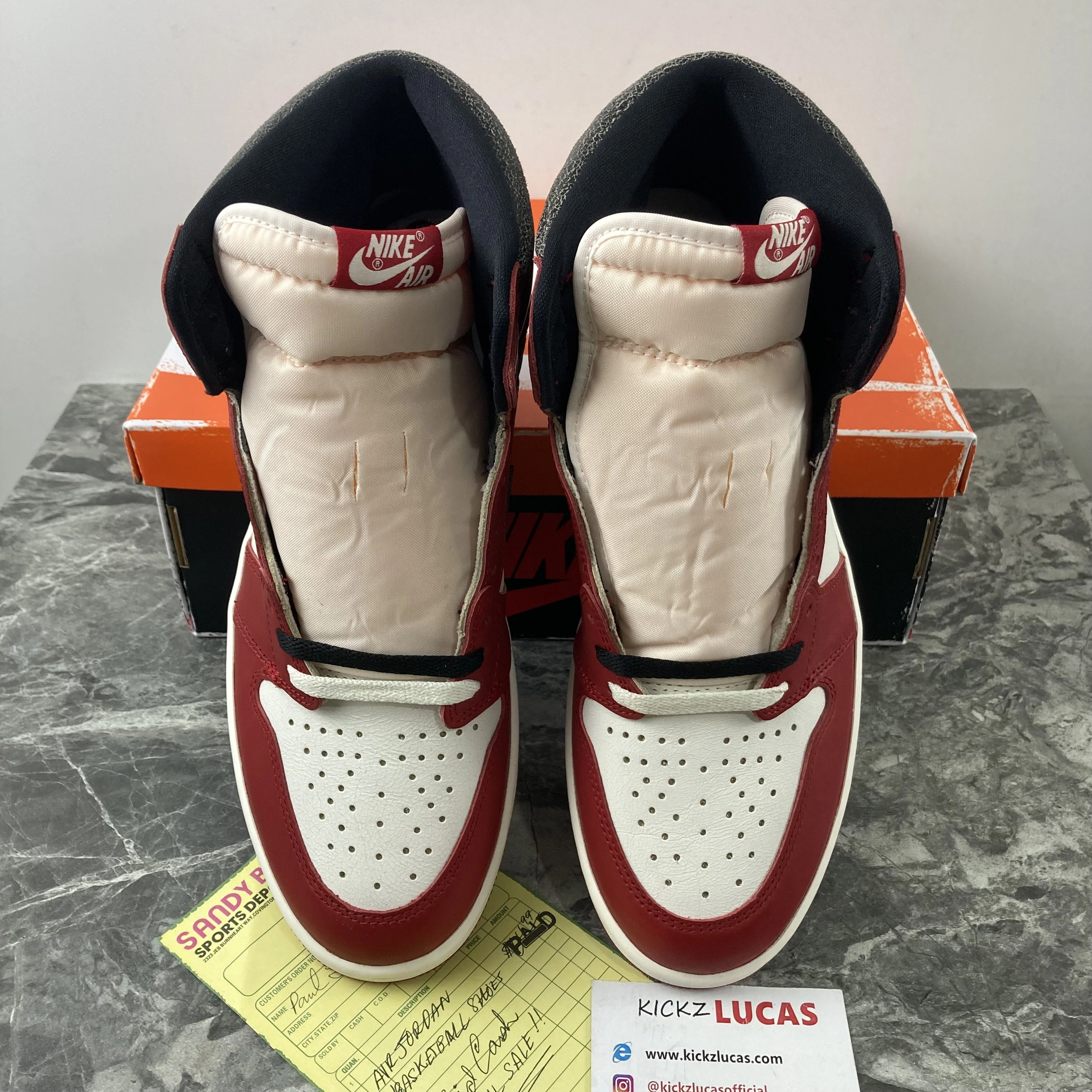 Reliable Air Jordan 1 Retro High OG Chicago Lost and Found DZ5485- 1604