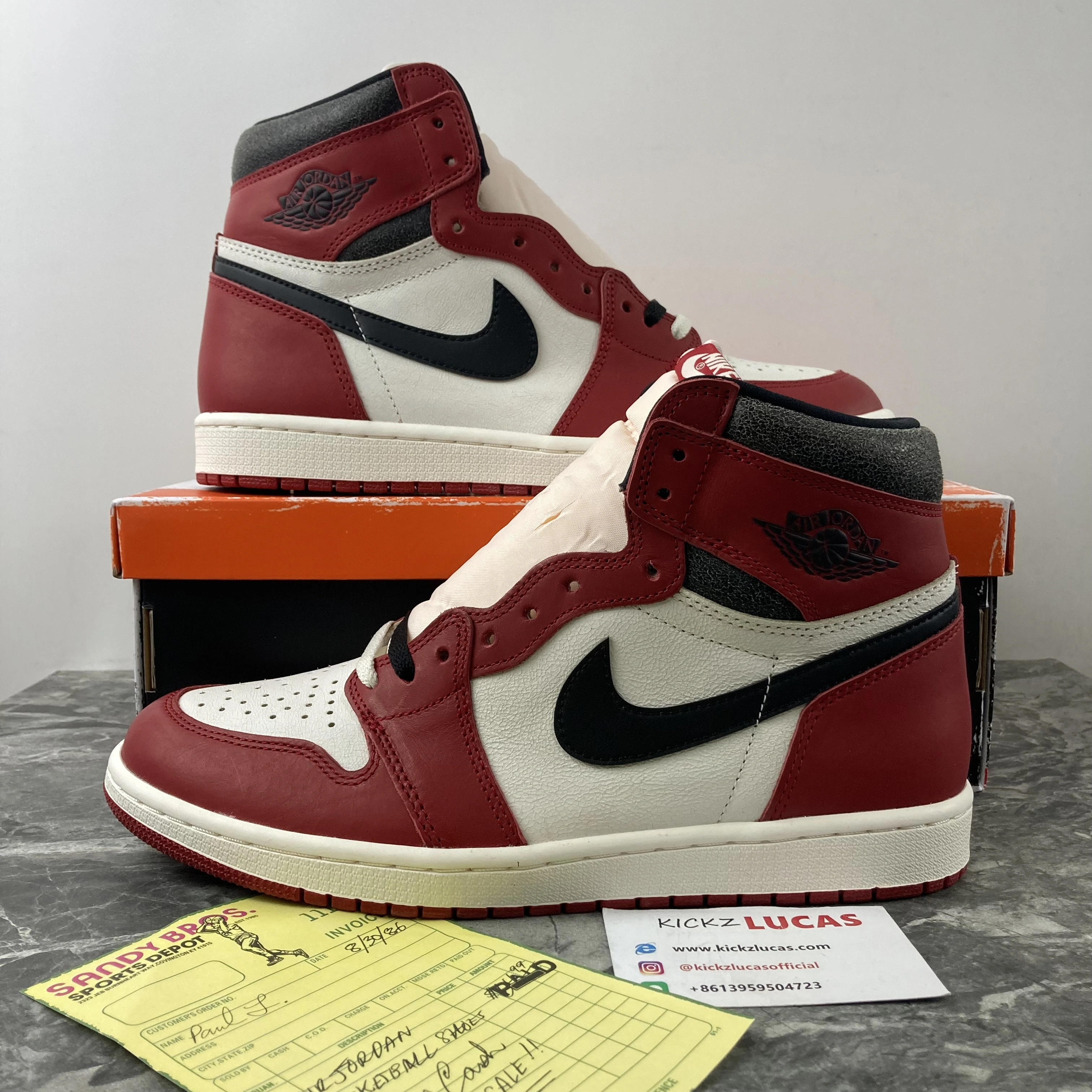 Reliable Air Jordan 1 Retro High OG Chicago Lost and Found DZ5485- 1604