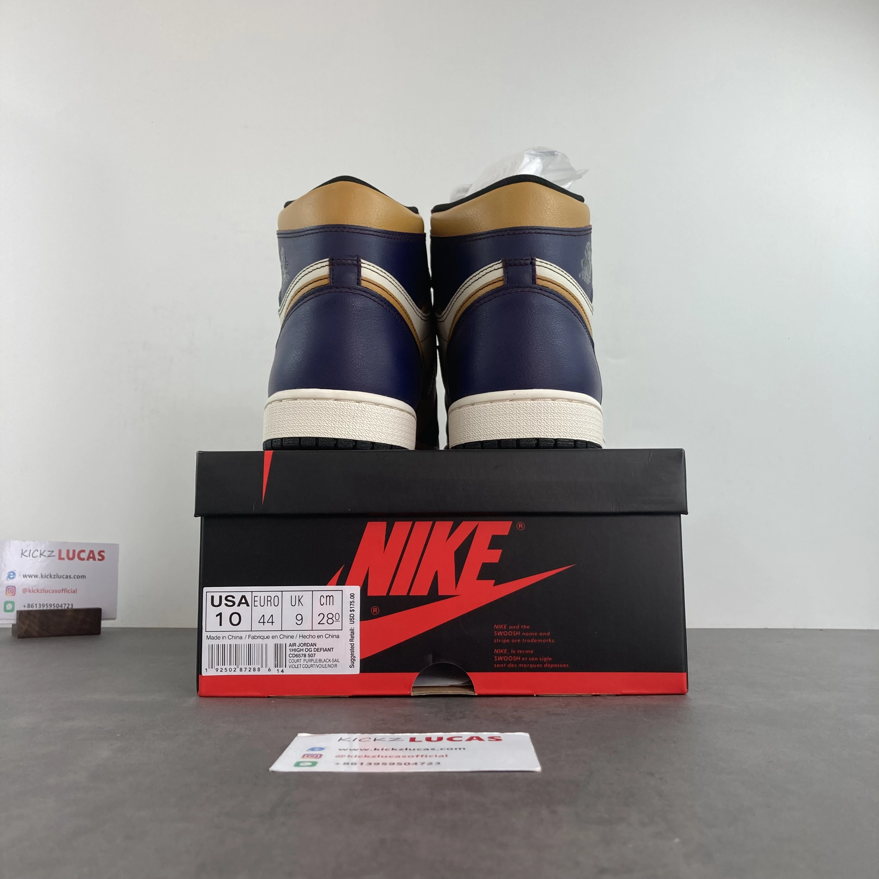 Youthful Air Jordan 1 Retro High OG Defiant SB LA to Chicago CD6578- 1709