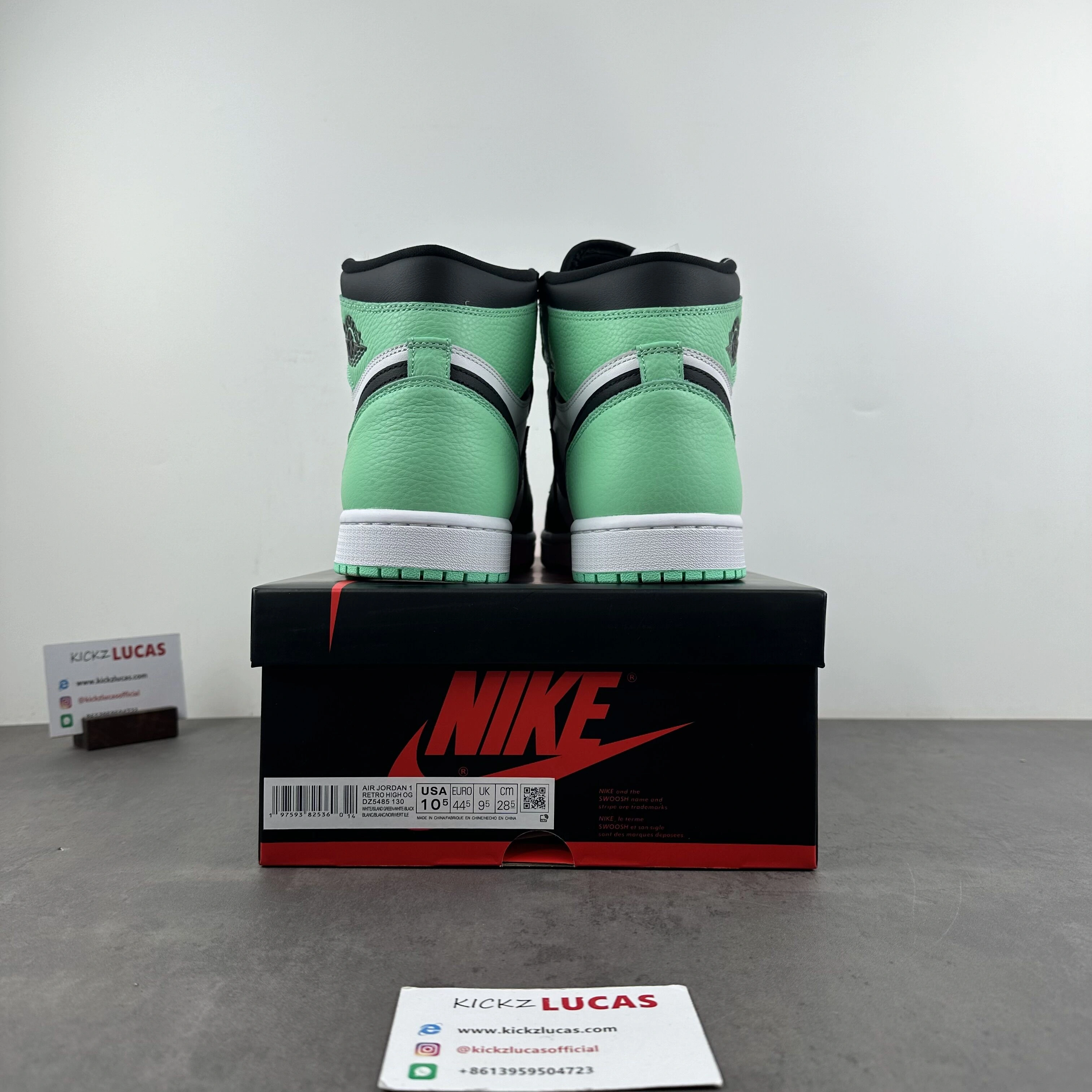 MoistureWicking Air Jordan 1 Retro High OG Green Glow DZ5485- 1428