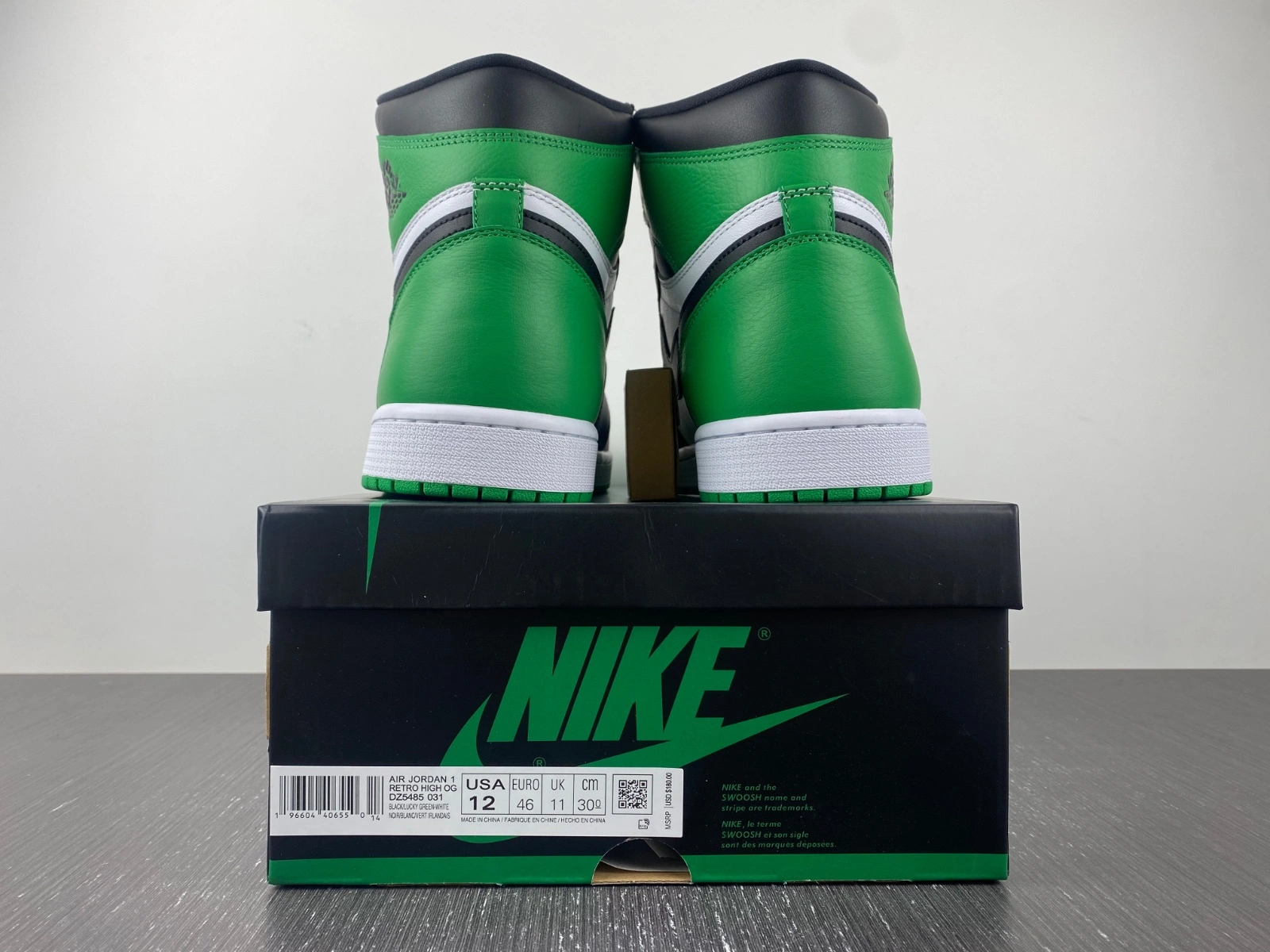 Air Jordan 1 Retro High OG Lucky Green DZ5485- Sporty 1584