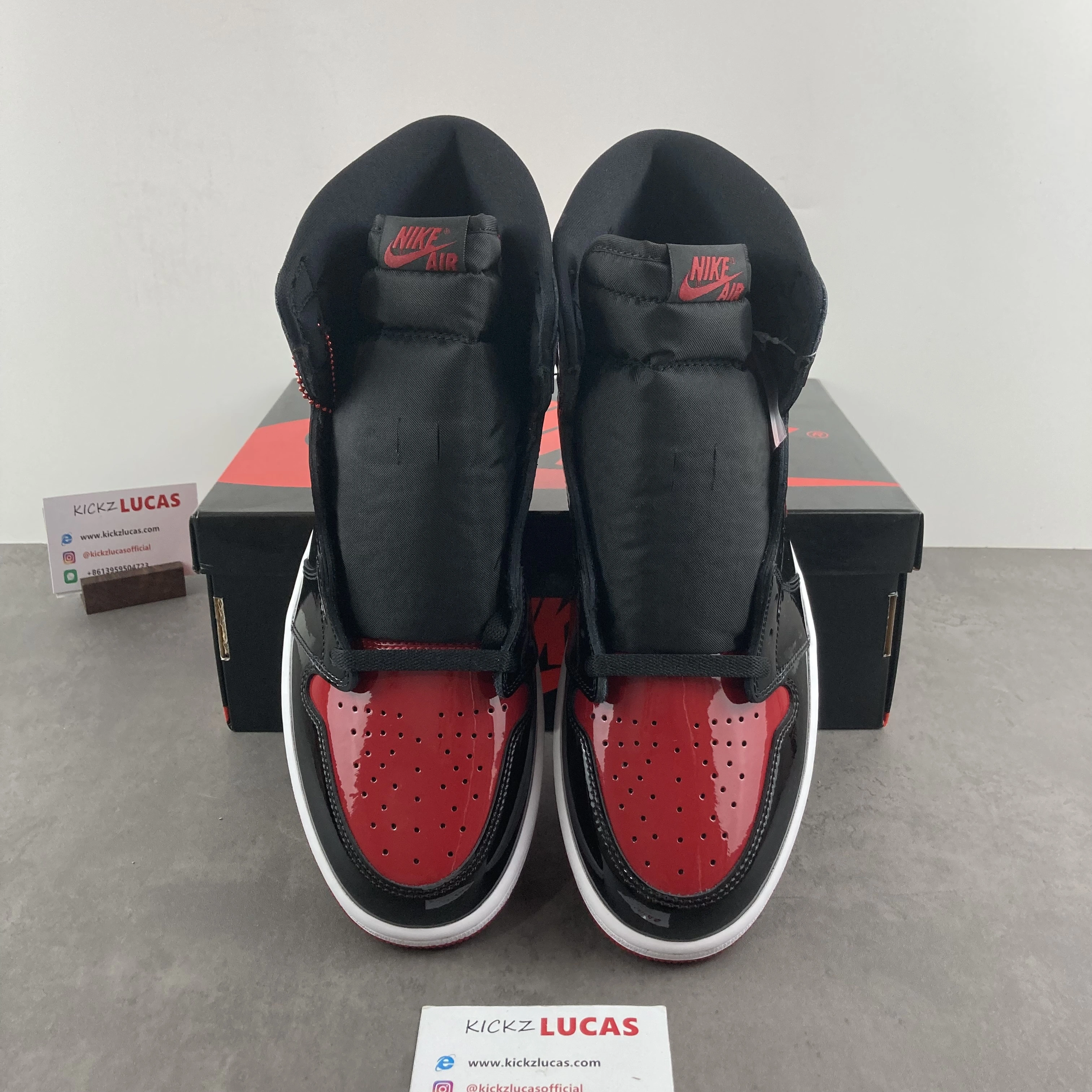 Air Jordan 1 Retro High OG Patent Bred 555088- GoodFit 1726