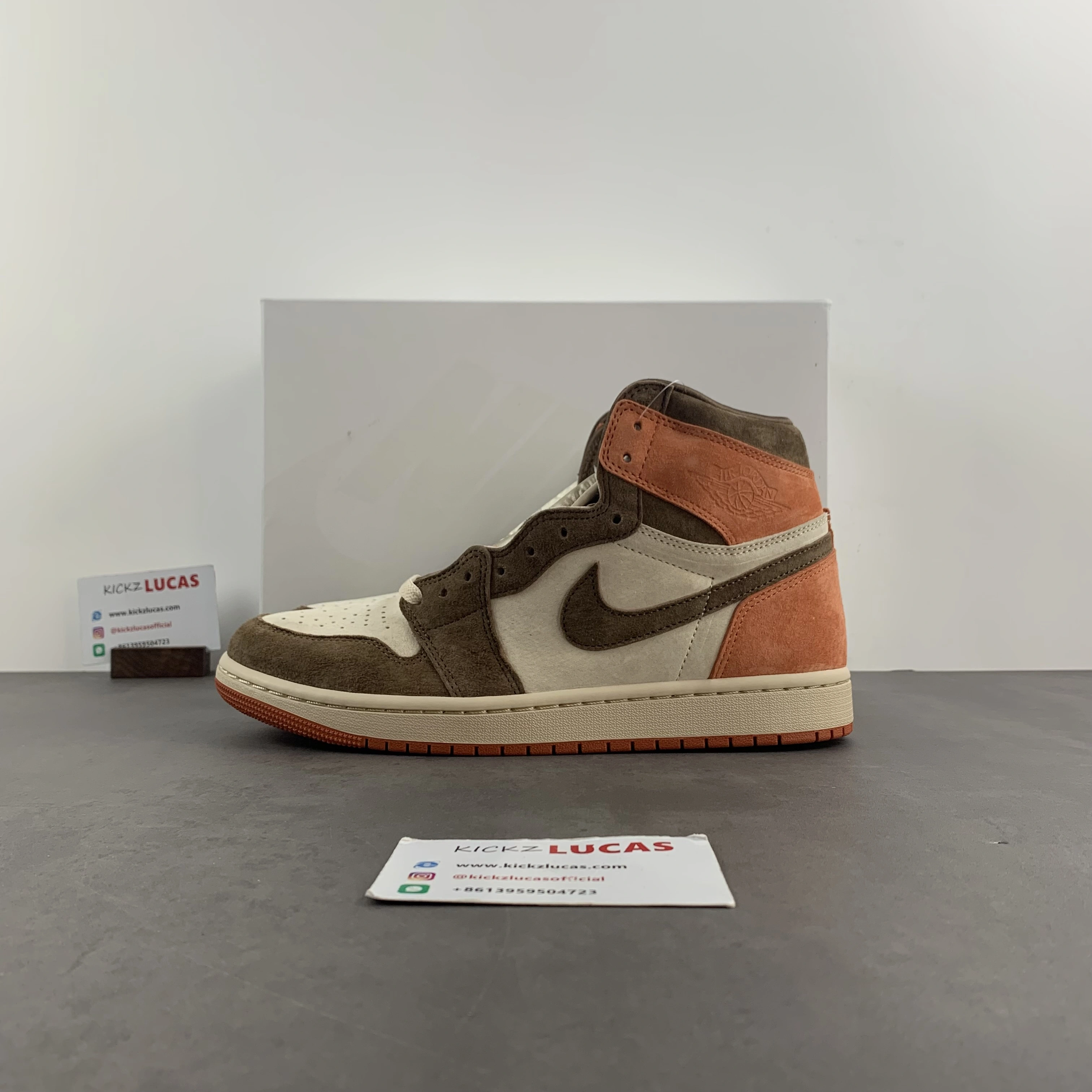 Colorful Air Jordan 1 Retro High OG SP Dusted Clay FQ2941- 1406