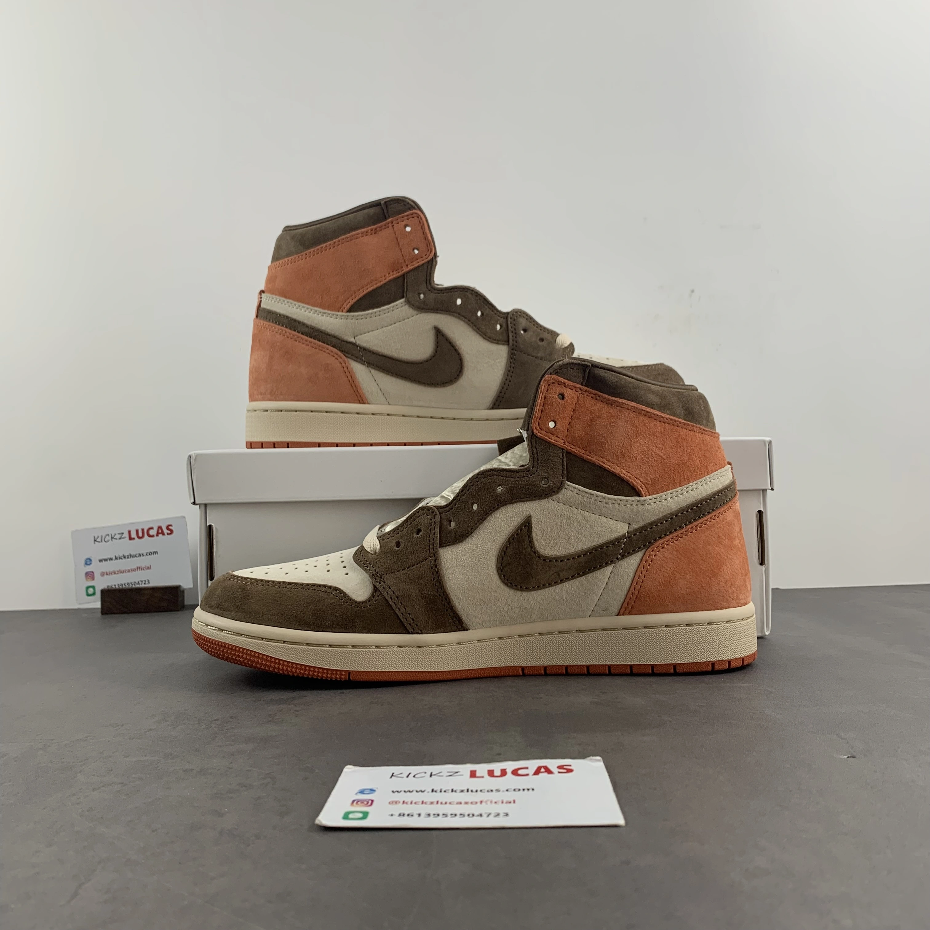 Colorful Air Jordan 1 Retro High OG SP Dusted Clay FQ2941- 1406