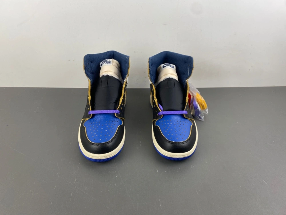 Practical Air Jordan 1 Retro High OG SP Fragment x Union LA Sport Royal IO7847- 1318
