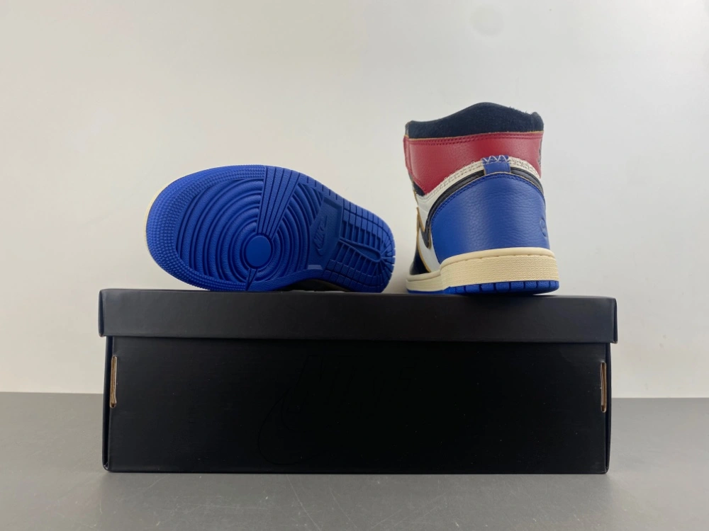 Air Jordan 1 Retro High OG SP Fragment x Union LA Varsity Red Sport Royal IO7847- OdorResistant 1319