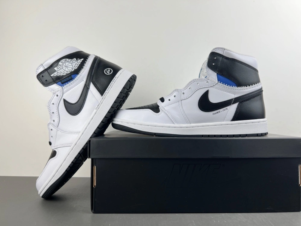 Air Jordan 1 Retro High OG SP Fragment x Union LA White Black II7282- Refined 1324
